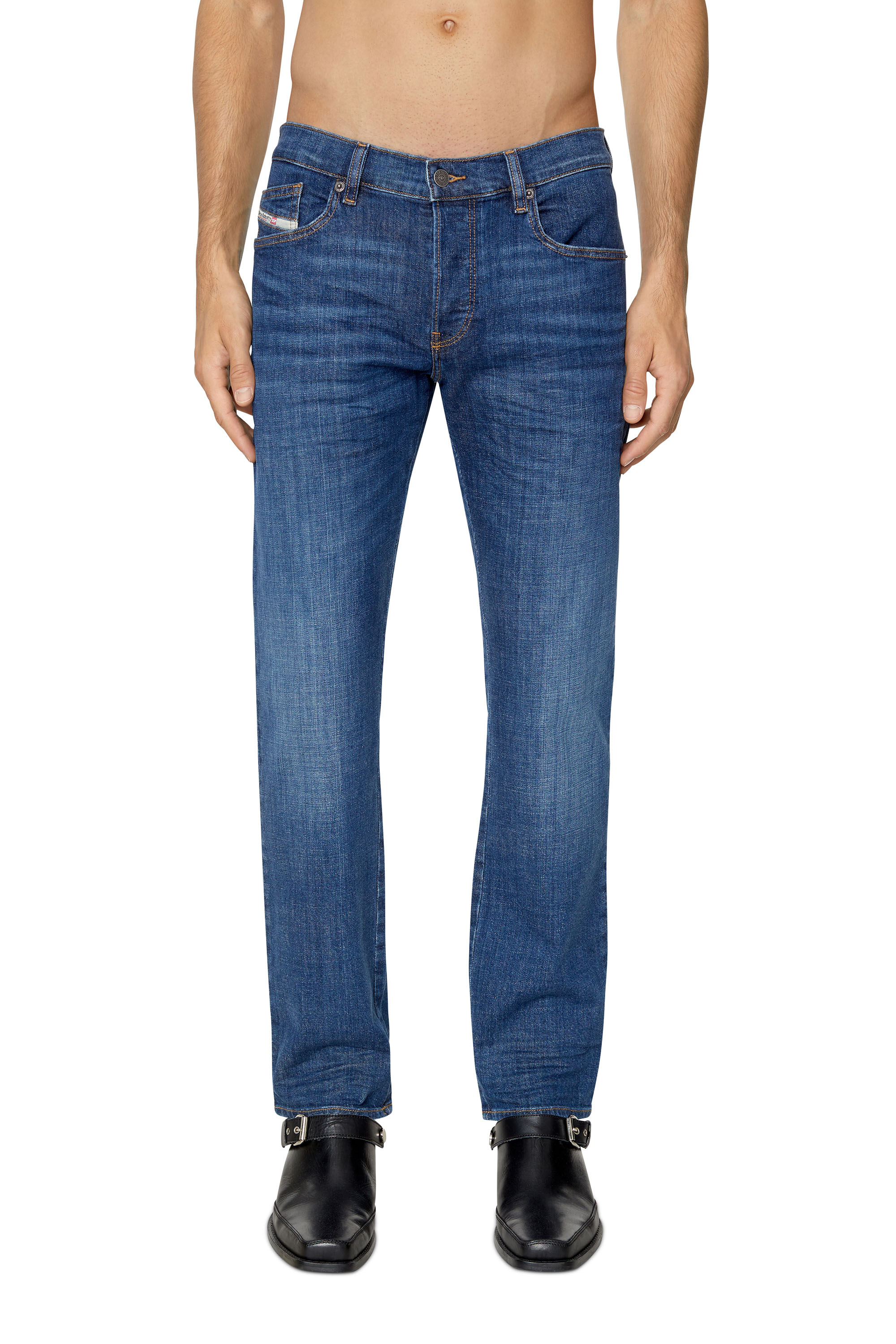 Diesel - Straight Jeans D-Mihtry 0IHAR, Man's Straight Jeans - D-Mihtry in Dark Blue - 1