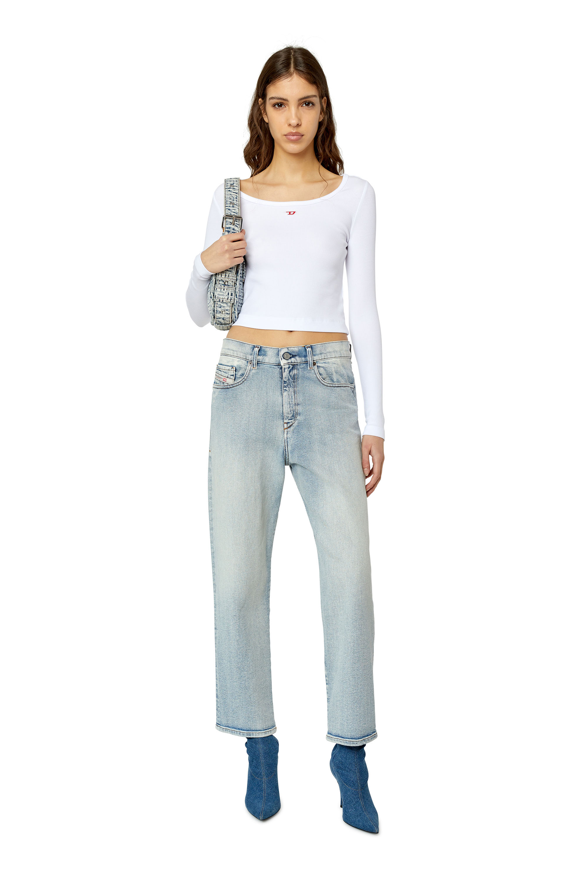 Diesel - Woman's Boyfriend Jeans 2016 D-Air 9C08L, Light Blue - 2