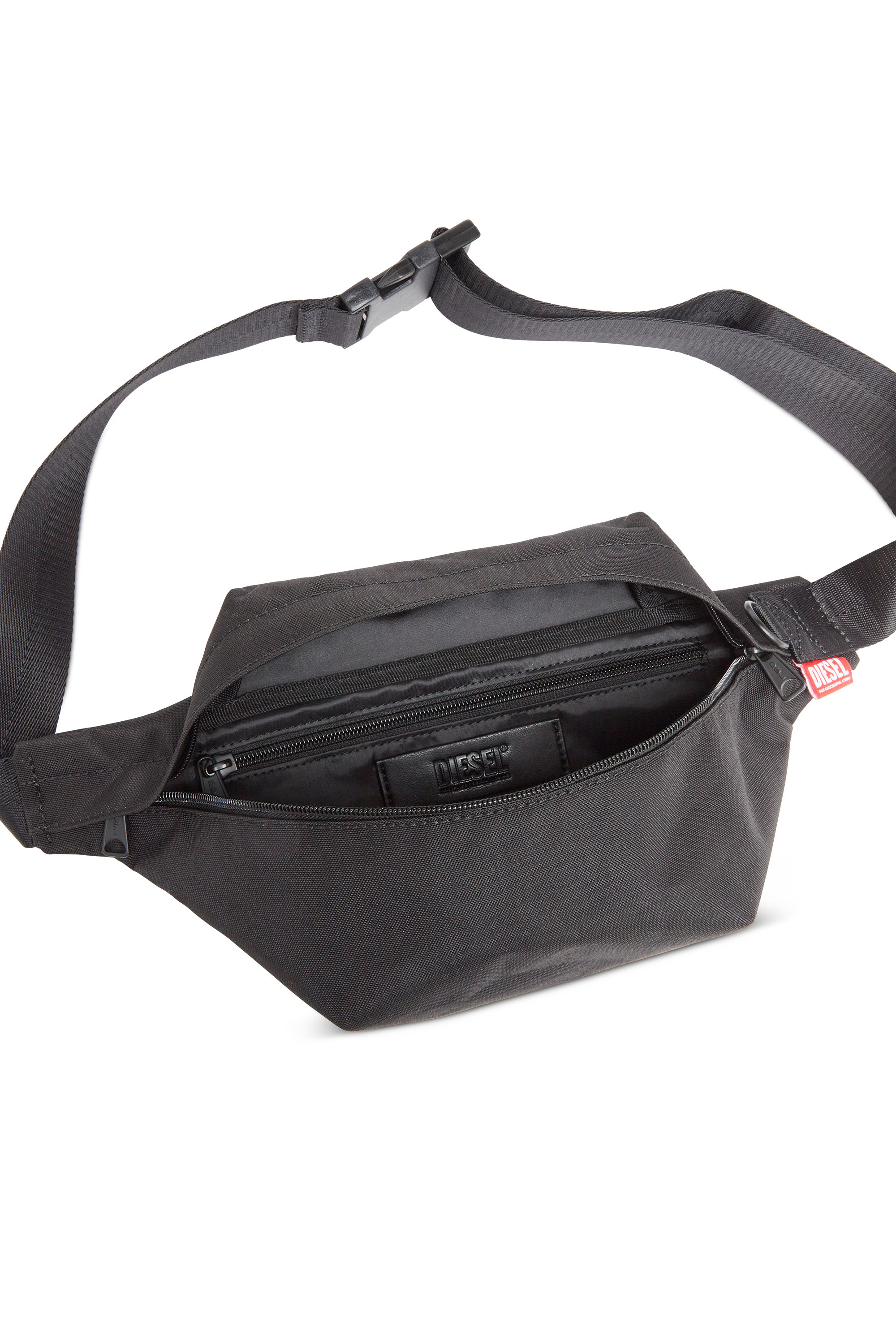 Diesel - D-BSC BELTBAG X, Man's D-Bsc-Belt bag in heavy-duty shell in Black - 4