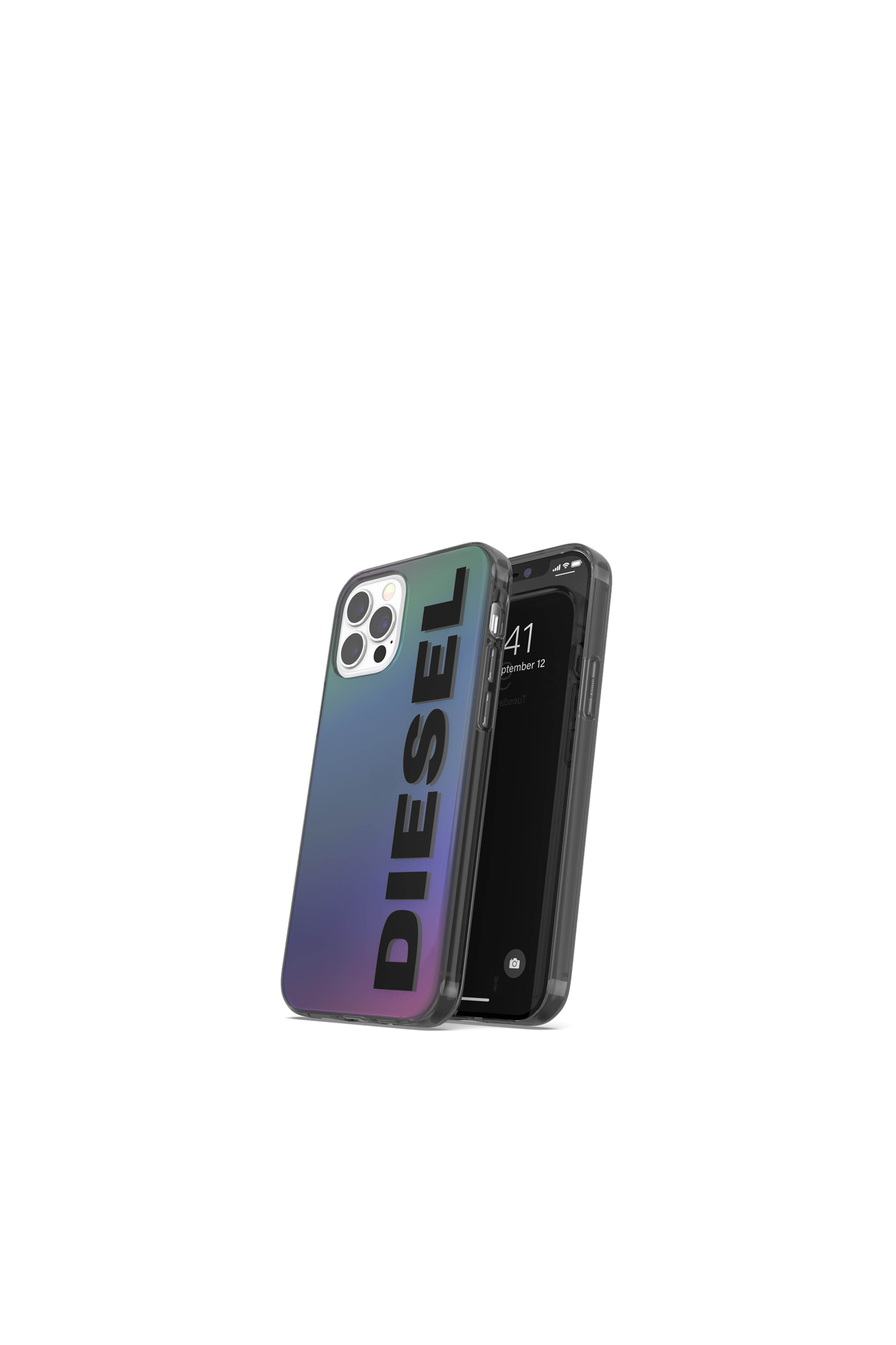 Diesel - 42573 STANDARD CASE, Unisex's Holographic TPU case for iPhone 12/12 Pro in Multicolor - 3