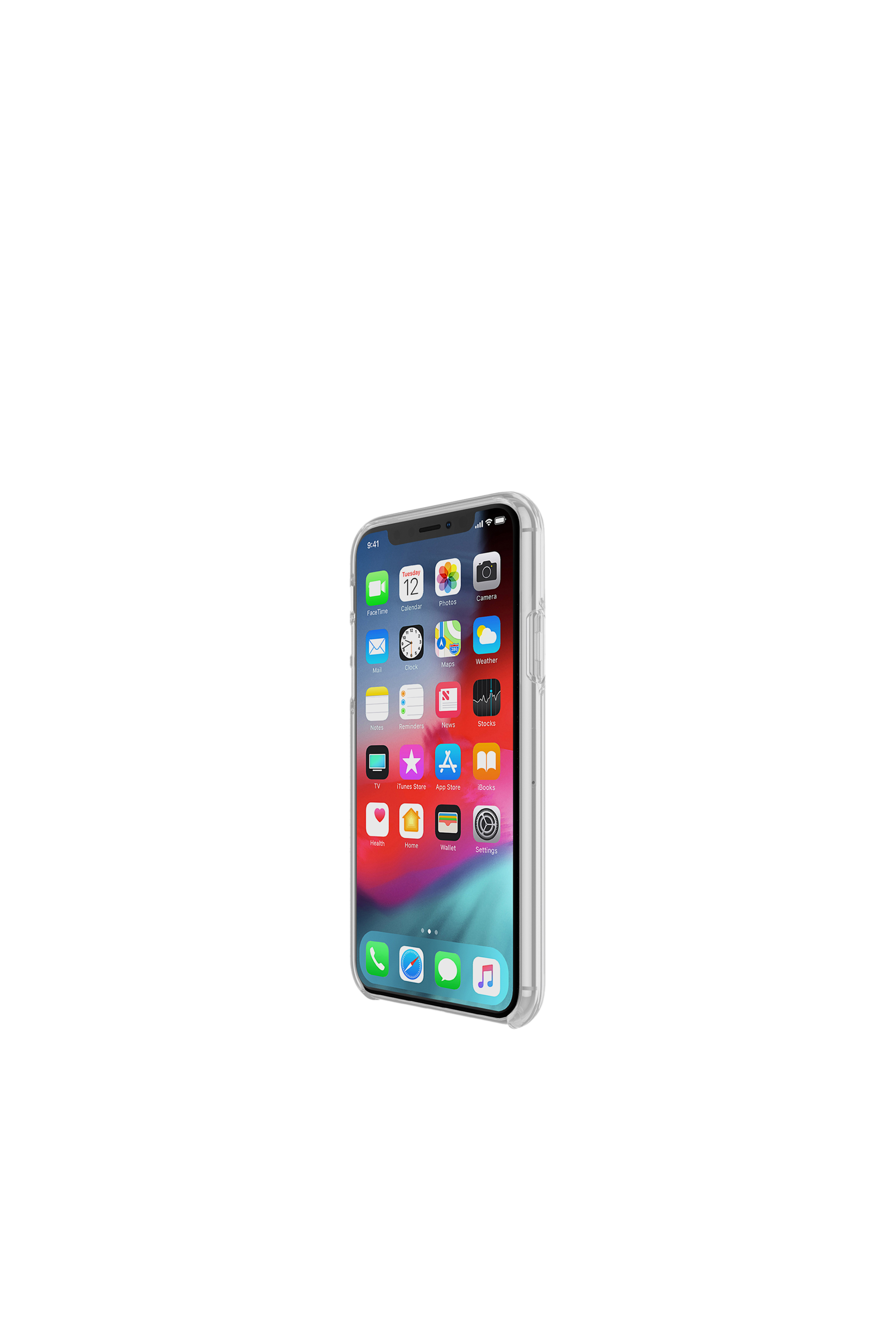 Diesel - DIESEL PRINTED CO-MOLD CASE FOR IPHONE XS & IPHONE X, Unisex's Repeating logo case, iPhone XS & iPhone X in White - 3