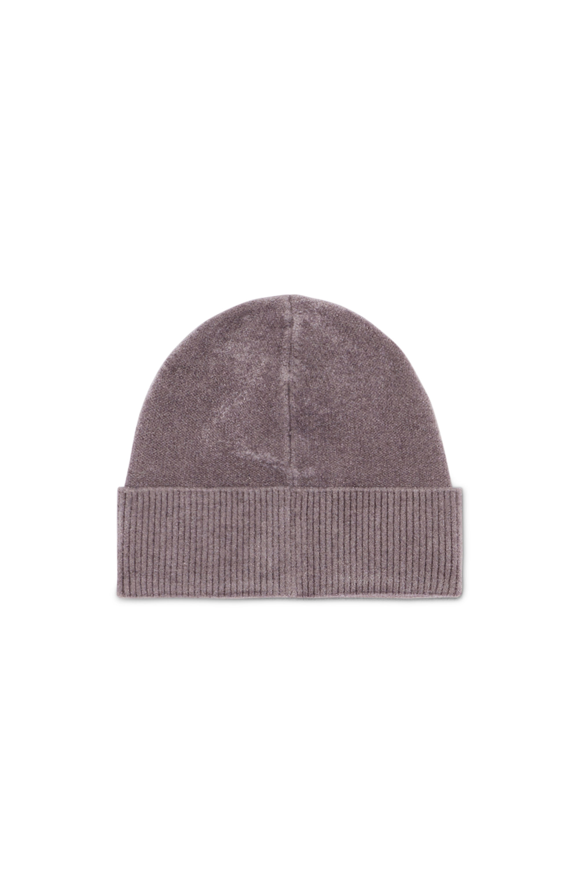 Diesel - K-URIUS, Unisex's Beanie with distressed oval D logo in Violet - 2
