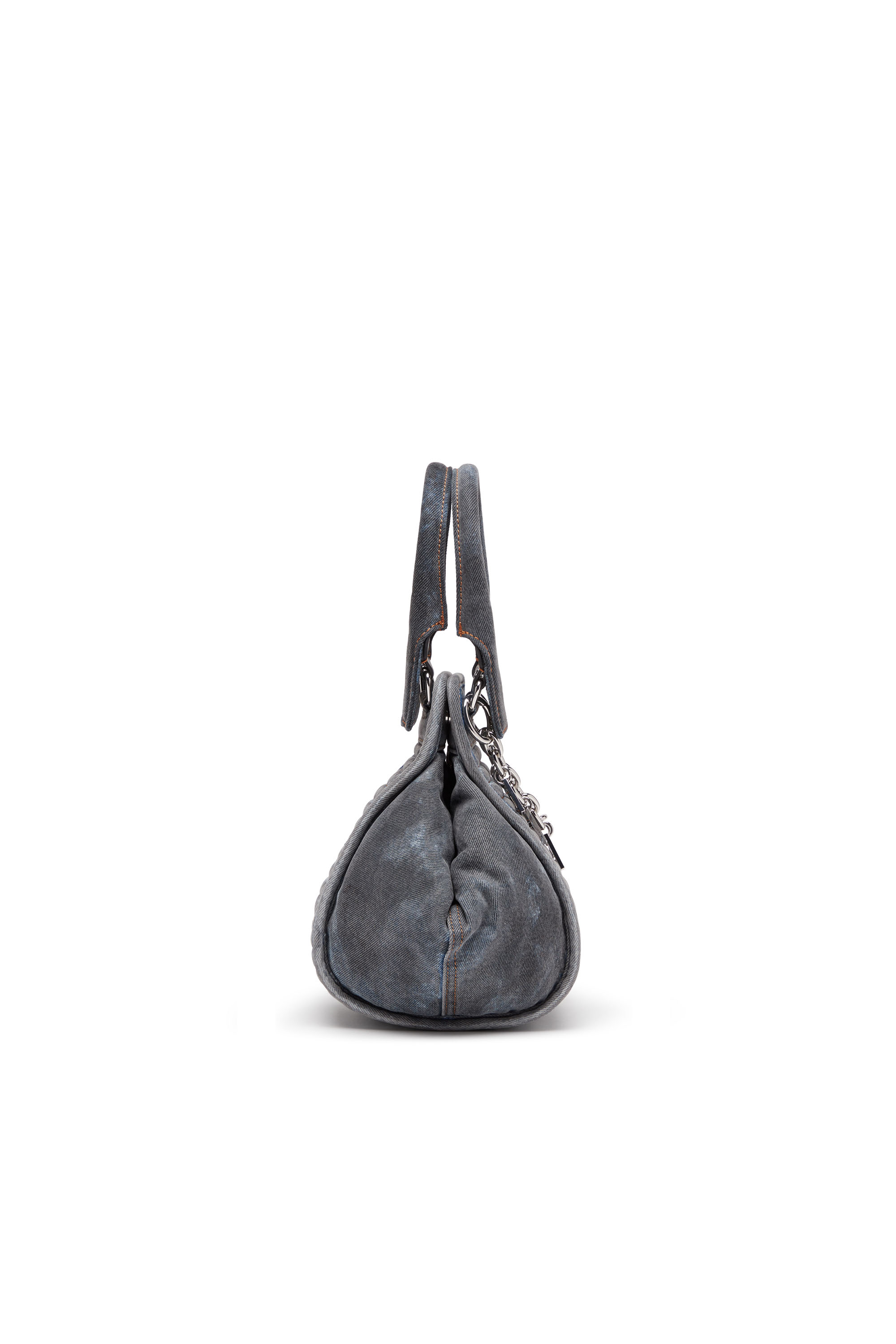 Diesel - D-VINA-XS, Woman's D-Vina-XS-Handbag in bicolour denim in Blue - 3
