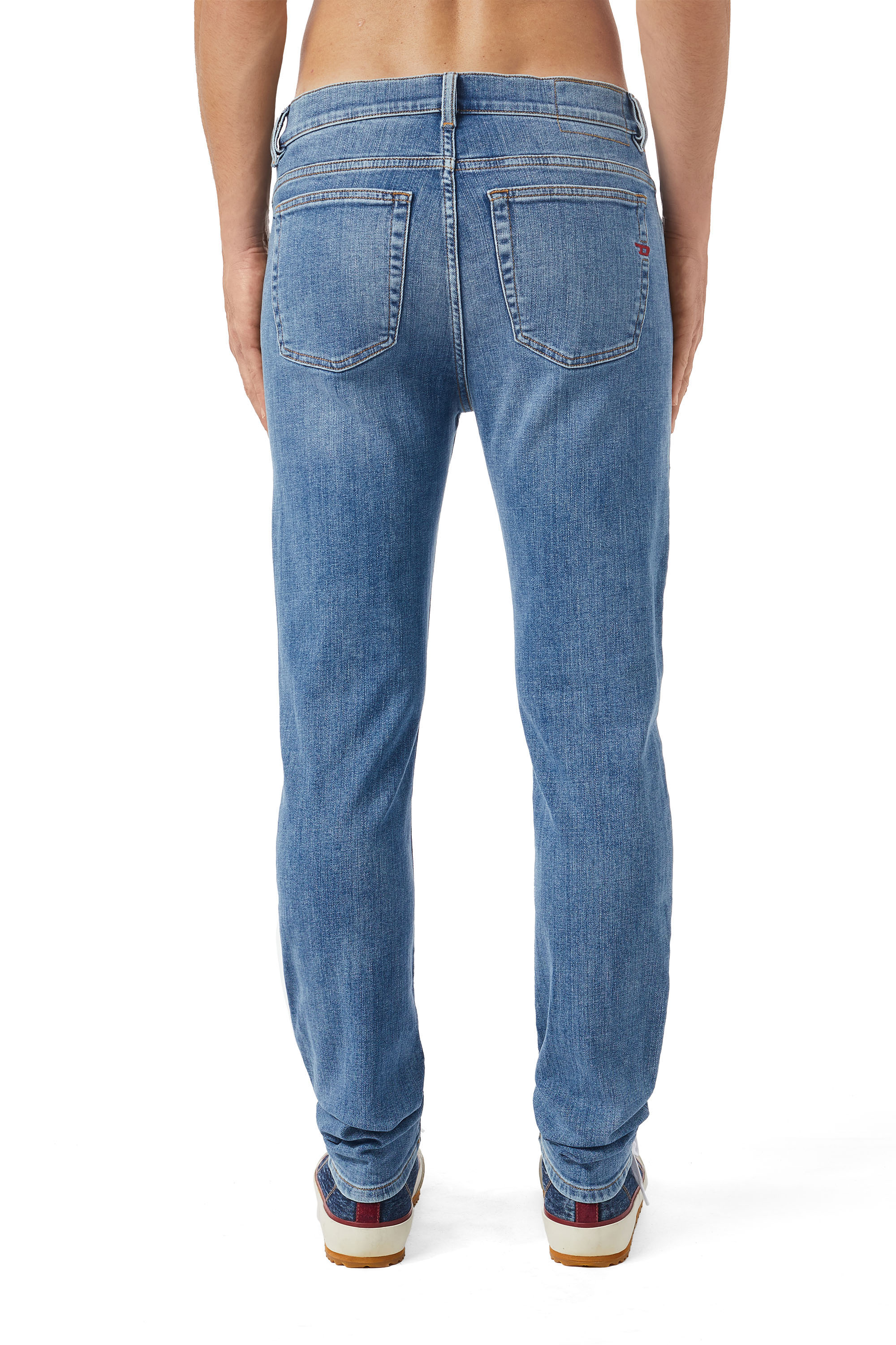 Diesel - Skinny Jeans 1983 D-Amny 09C01, Man's Skinny Jeans - 1983 D-Amny in Medium blue - 2