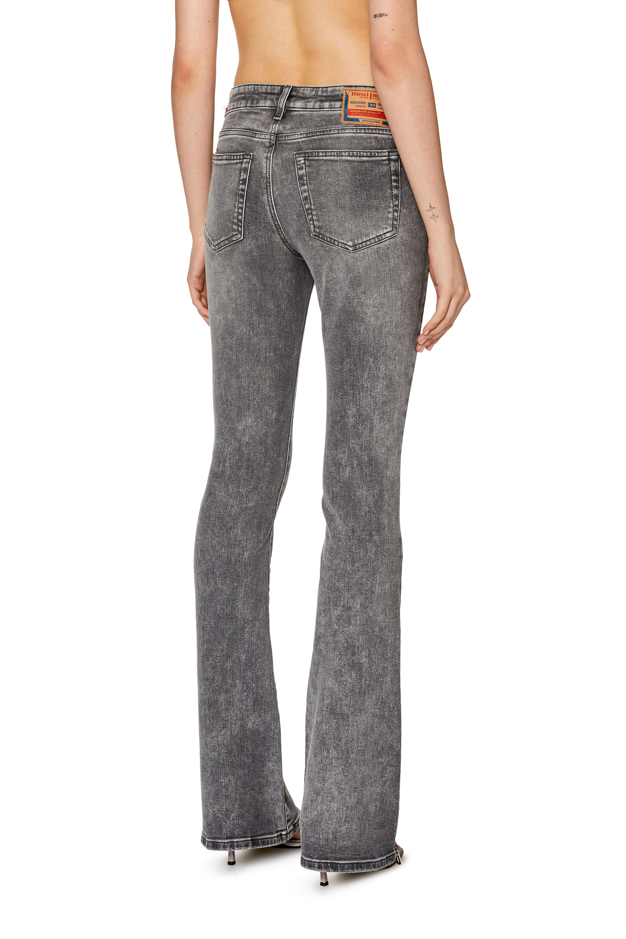 Diesel - Bootcut and Flare Jeans 1969 D-Ebbey 0ENAQ, Woman's Bootcut and Flare Jeans - 1969 D-Ebbey in Grey - 4