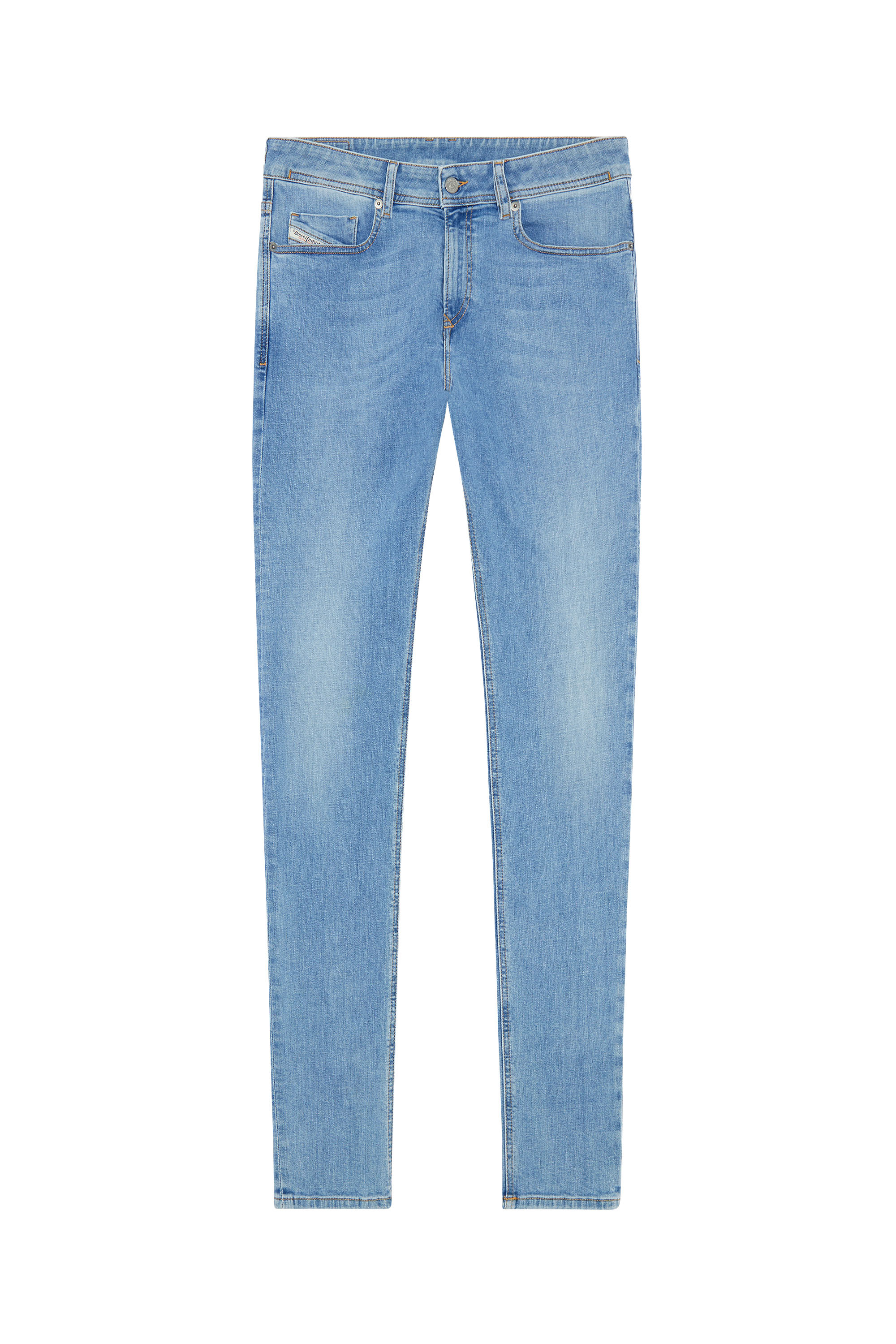 Diesel - Man's Skinny Jeans 1979 Sleenker 09F76, Light Blue - 3