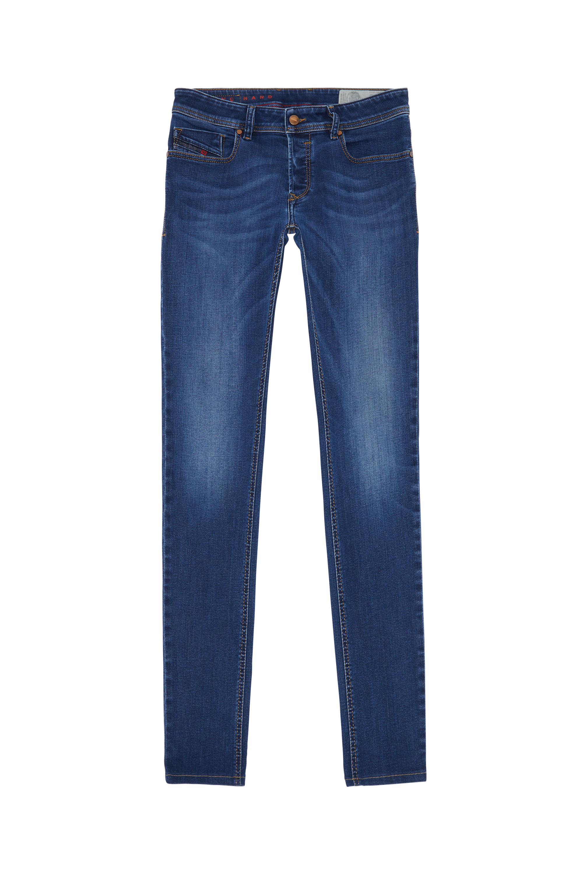 Diesel - SLEENKER, Man's Man - Jeans Dark blue in Dark Blue - 1