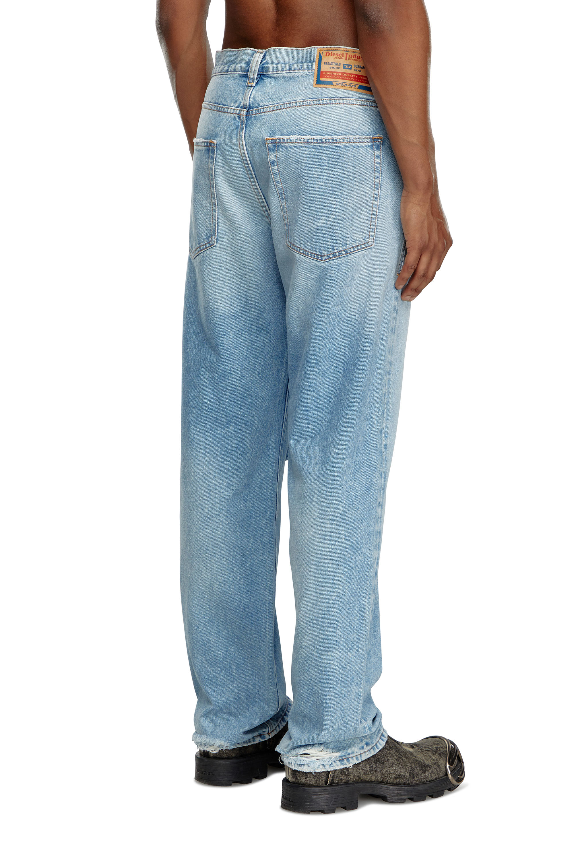 Diesel - Man's Regular Jeans 2024 D-Macs 09J80, Light Blue - 4