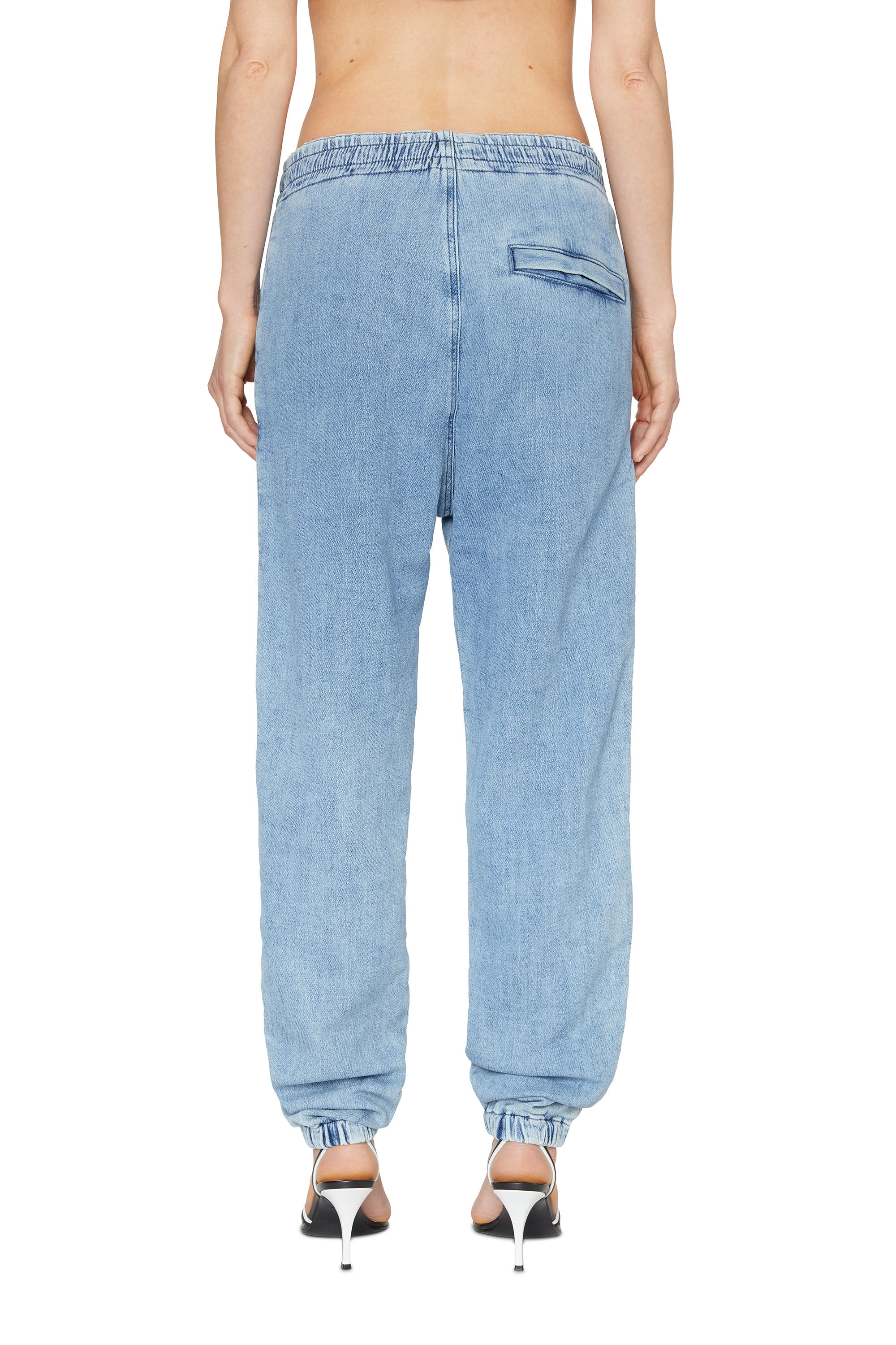 Diesel - Woman's Tapered D-Lab Track Denim 09D01, Light Blue - 4
