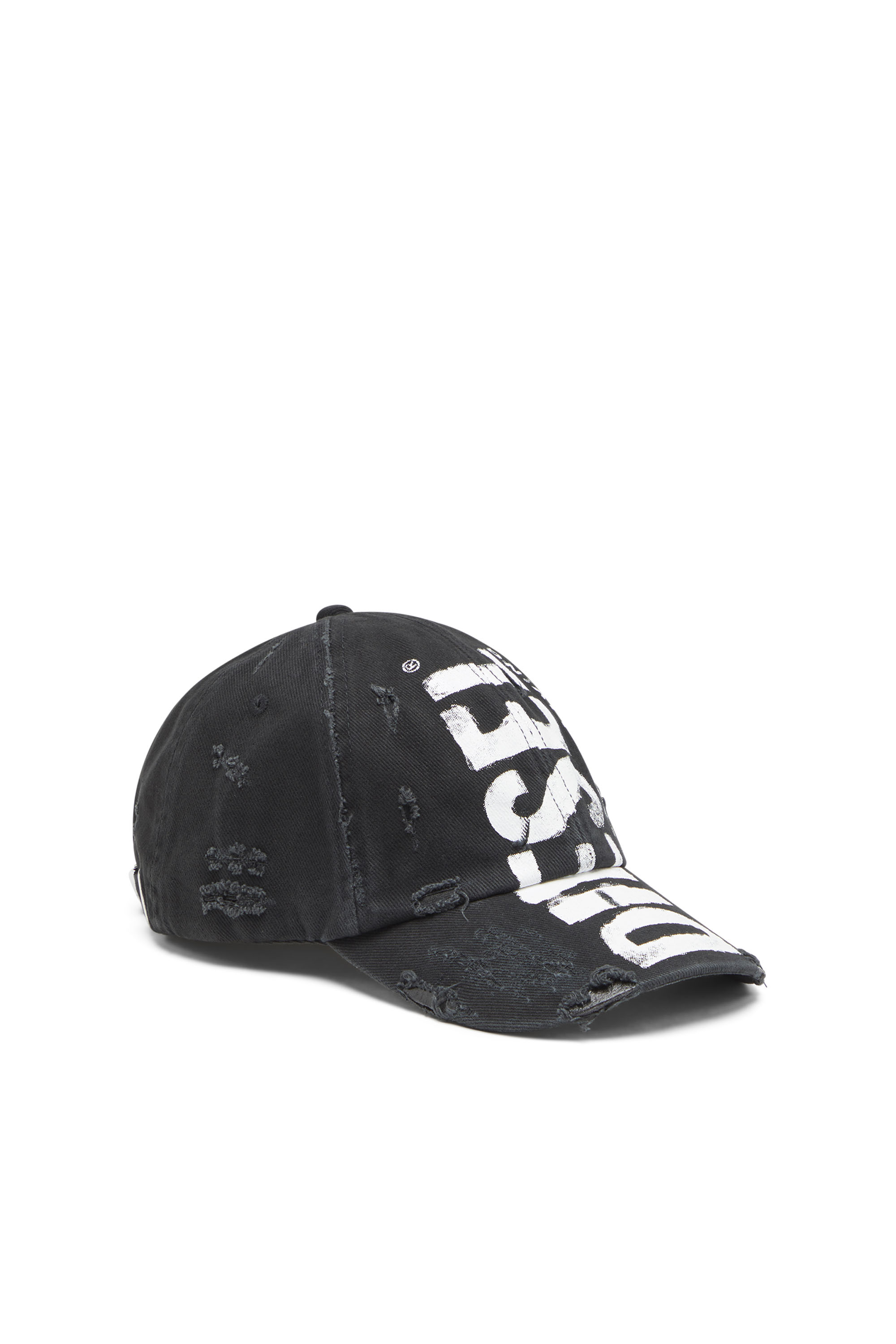 Diesel - C-EWAN, Unisex's Baseball cap with Diesel lettering in Black - 1