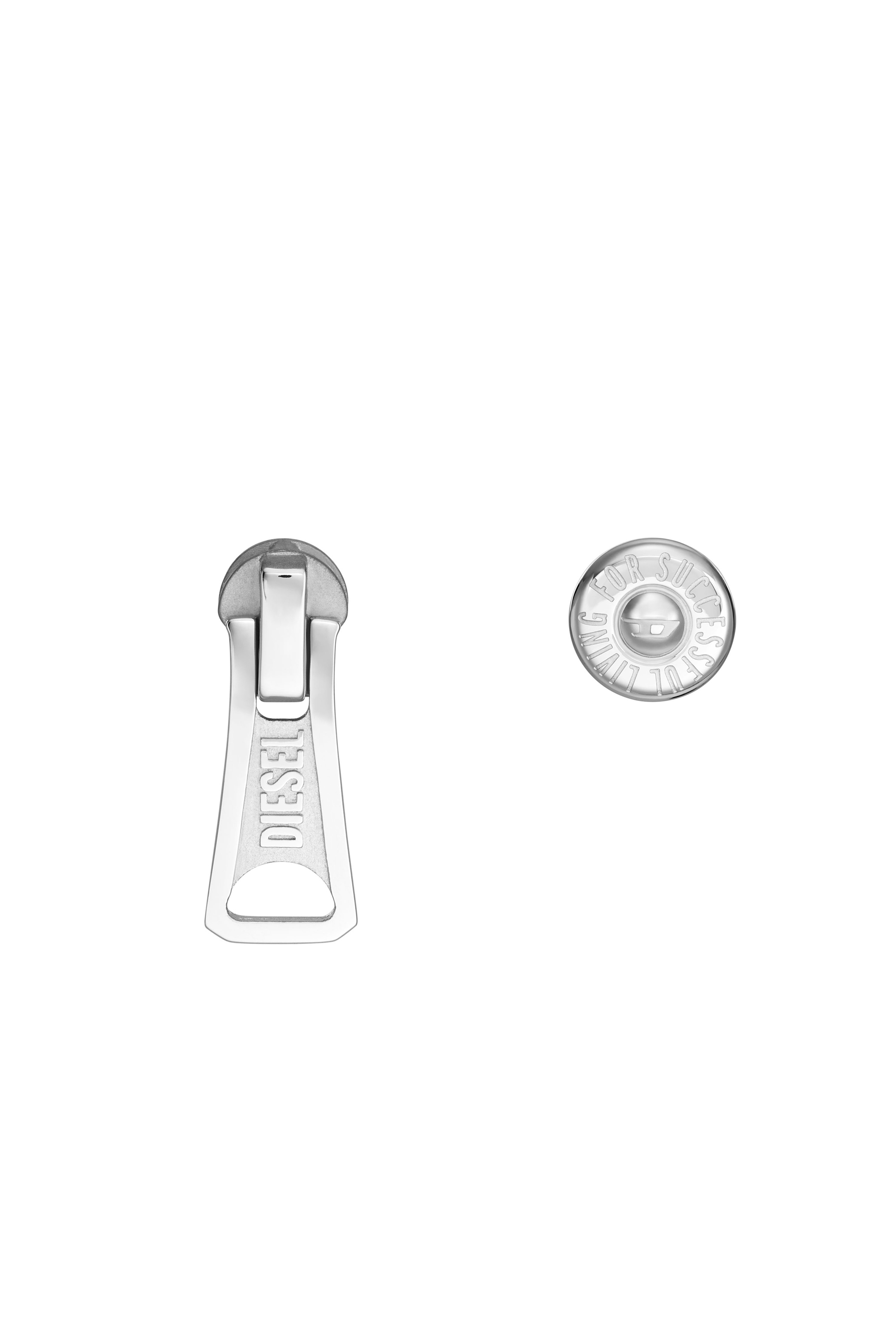 Diesel - DX1402SET, Unisex's Stainless Steel Stud Earrings Set in Silver - 2