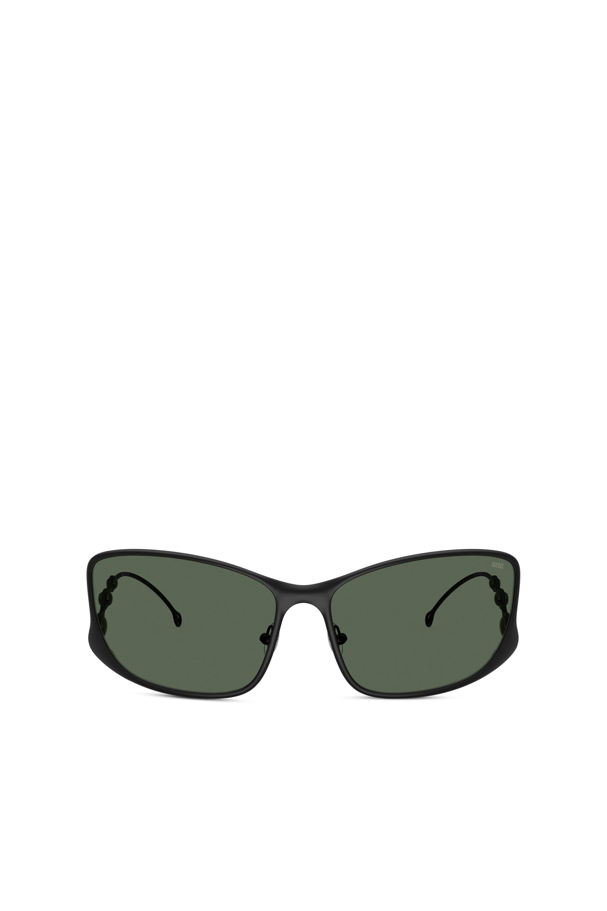Diesel - 0DL1013, Unisex's Rectangle sunglasses in Dark Green - 2