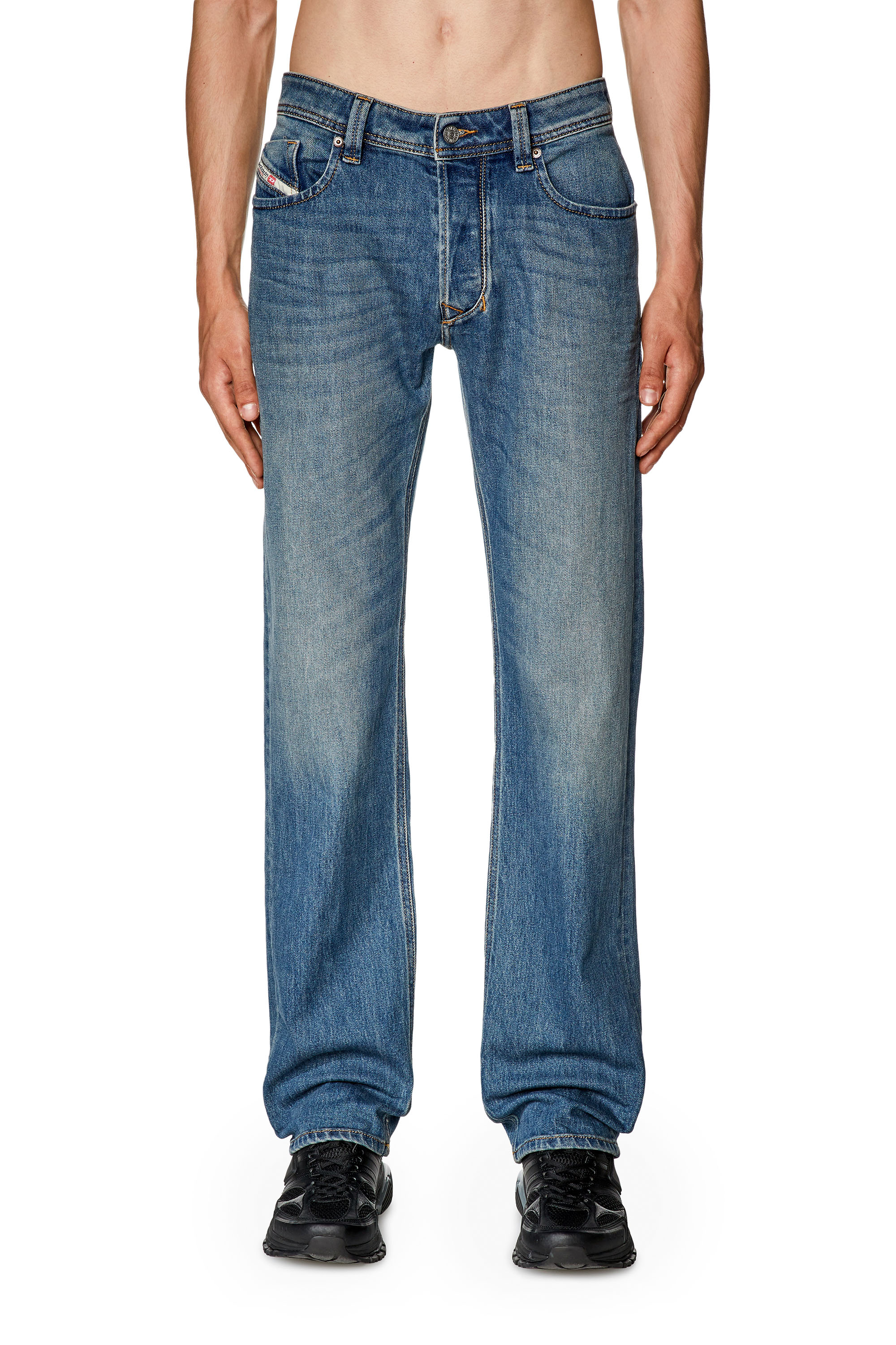 Diesel - Man's Straight Jeans 1985 Larkee 09F88, Medium blue - 1