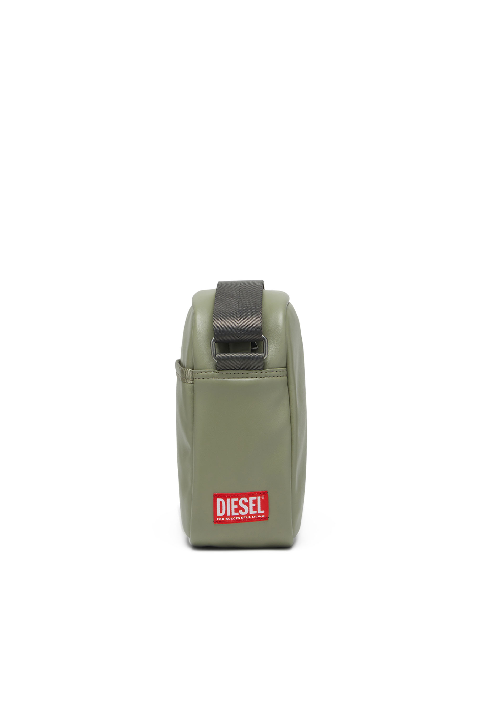 Diesel - RAVE CROSSBODY, Man's Rave Crossbody - Crossbody bag in recycled materials in Beige - 3