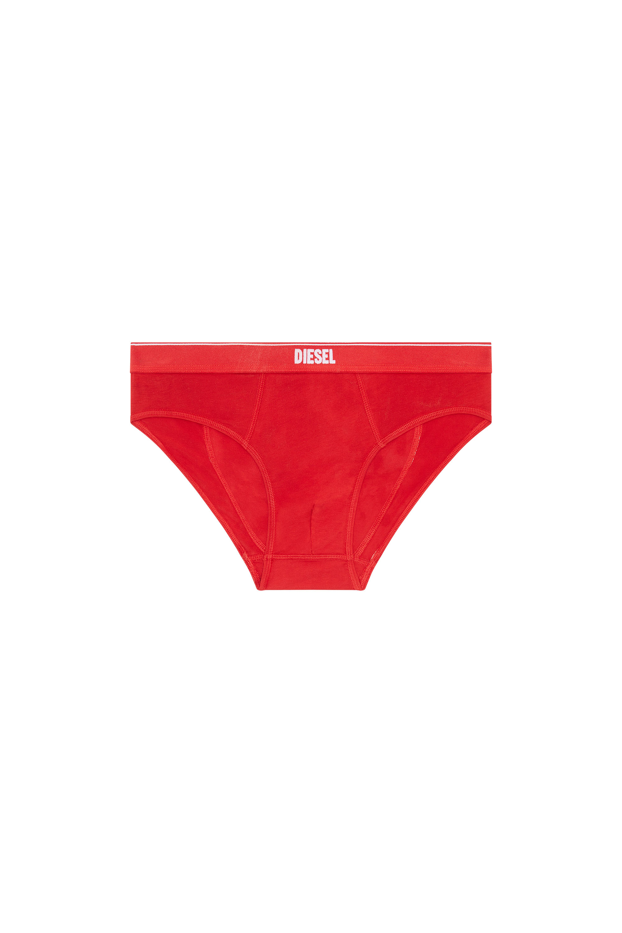 Diesel - UMBR-ANDRE-H, Man's Briefs with maxi back print in Red - 1