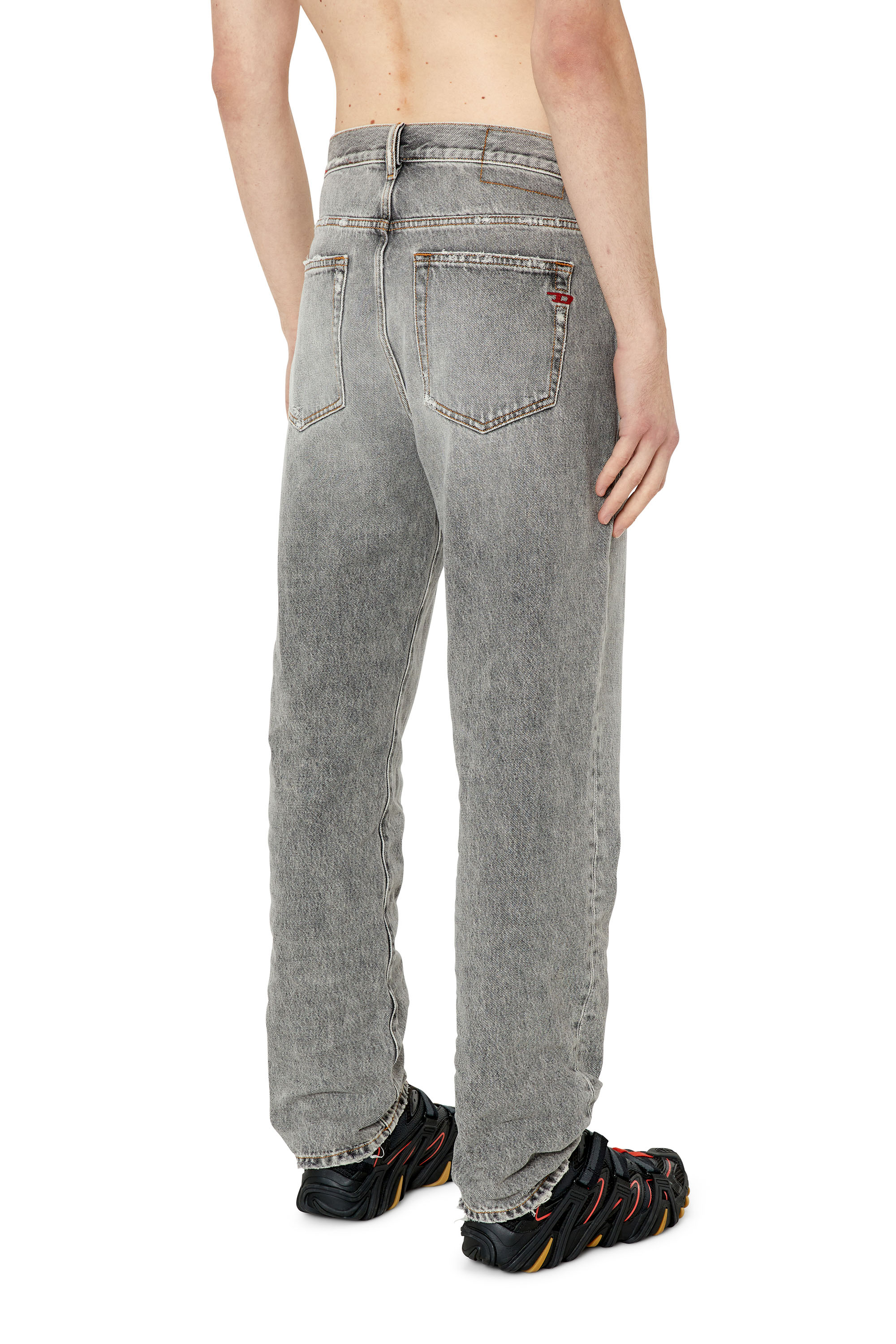 Diesel - Straight Jeans 2020 D-Viker E9B84, Man's Straight Jeans - 2020 D-Viker in Light Grey - 4