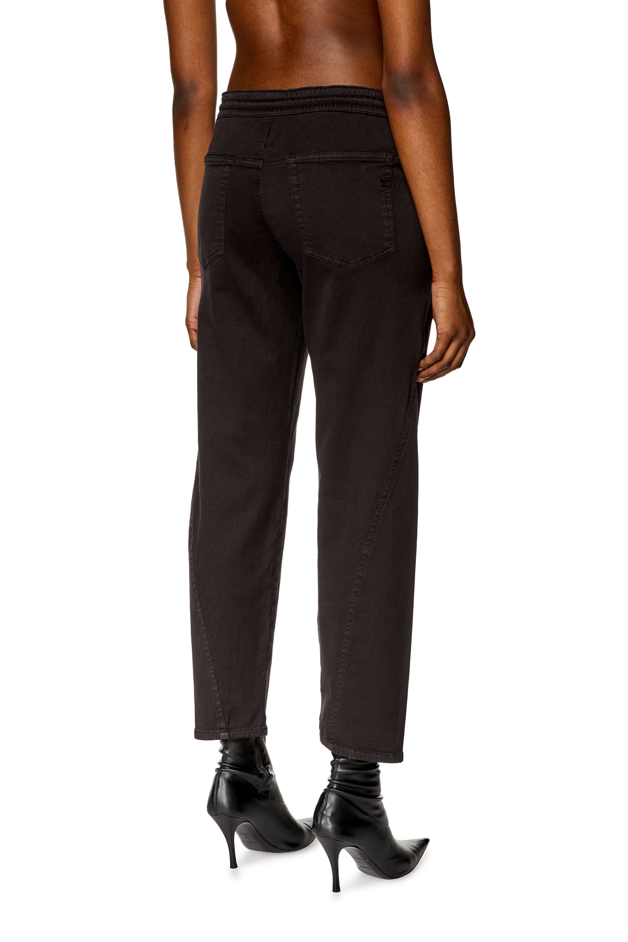 Diesel - Boyfriend 2031 D-Krailey Joggjeans® 068DY, Woman's Boyfriend 2031 D-Krailey Joggjeans® in Black - 4