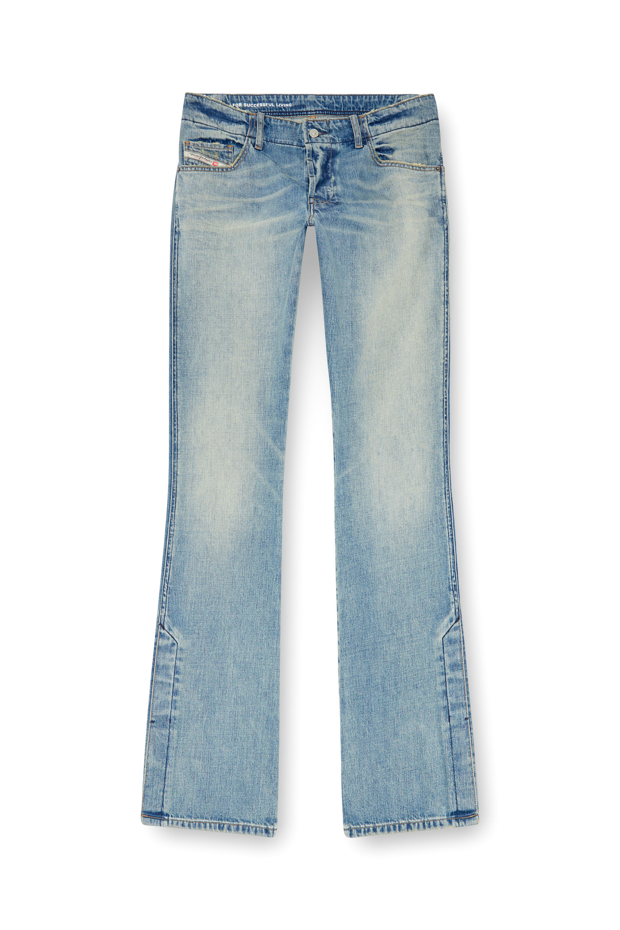 Diesel - Man's Bootcut Jeans D-Backler 0GRDN, Light Blue - 3