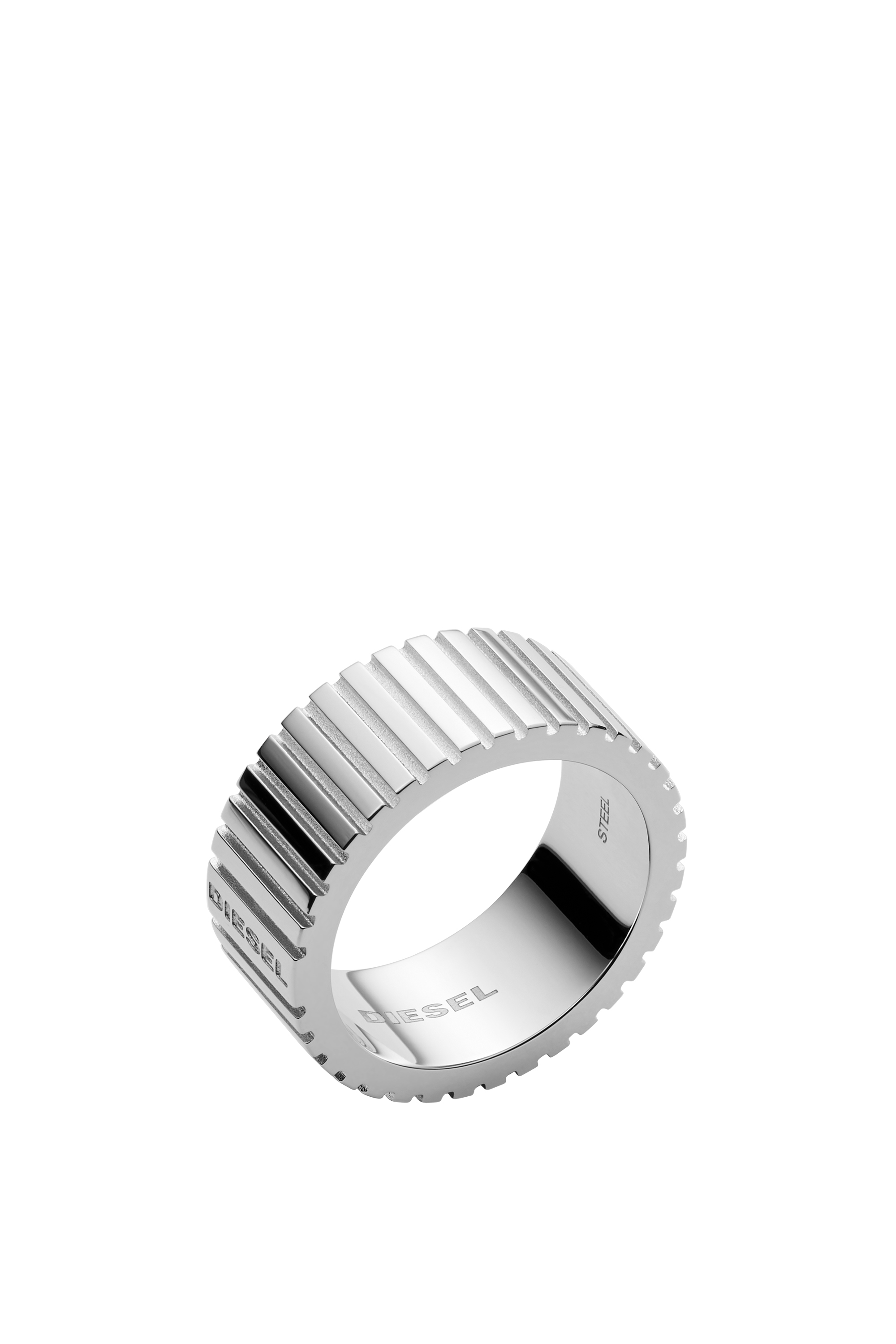 Diesel - DX1306, Man's Stainless steel ring in Silver - 1
