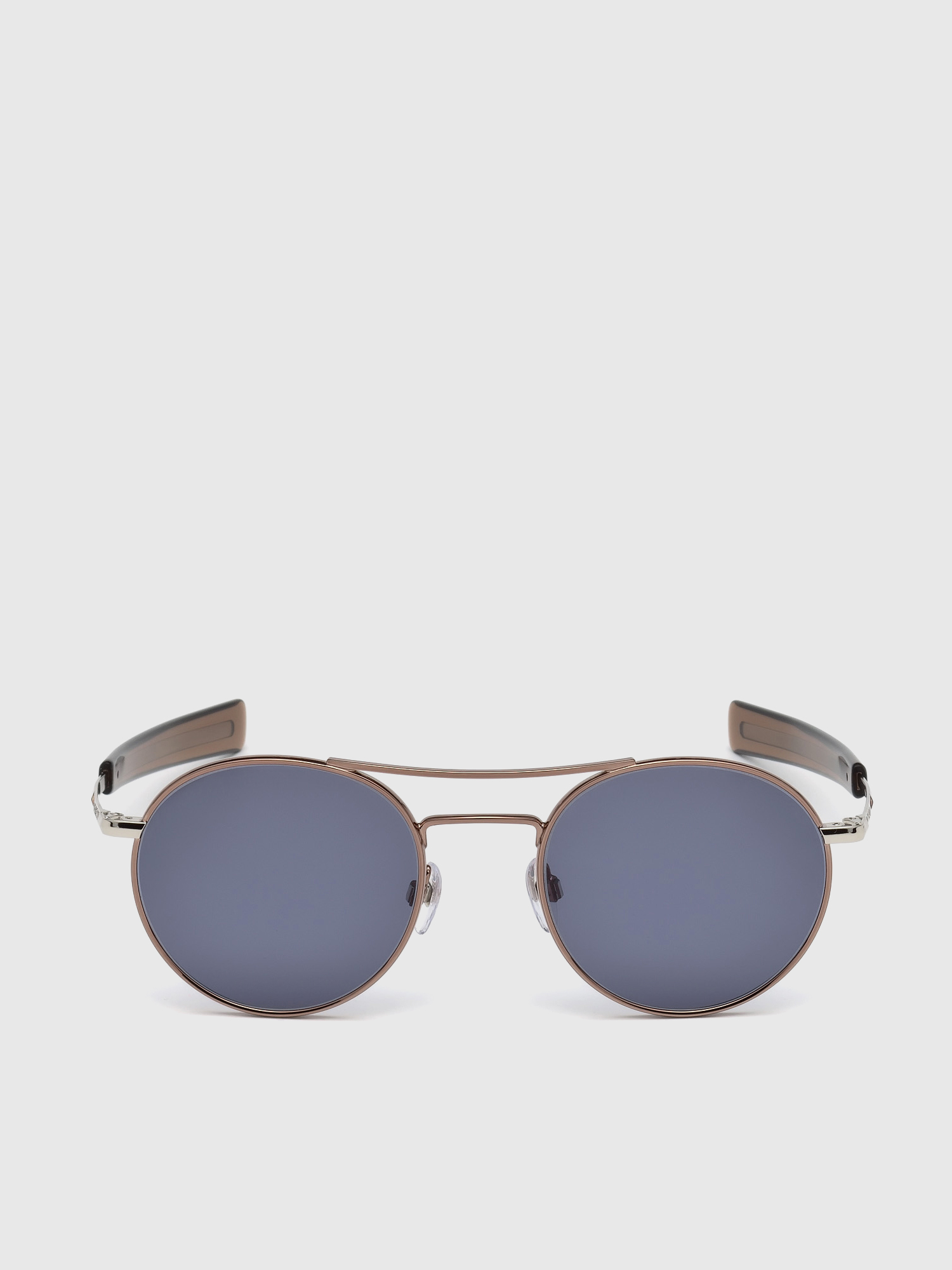 Diesel - DL0220, Man's Round shape eyewear with thin temples in Bronze - 2