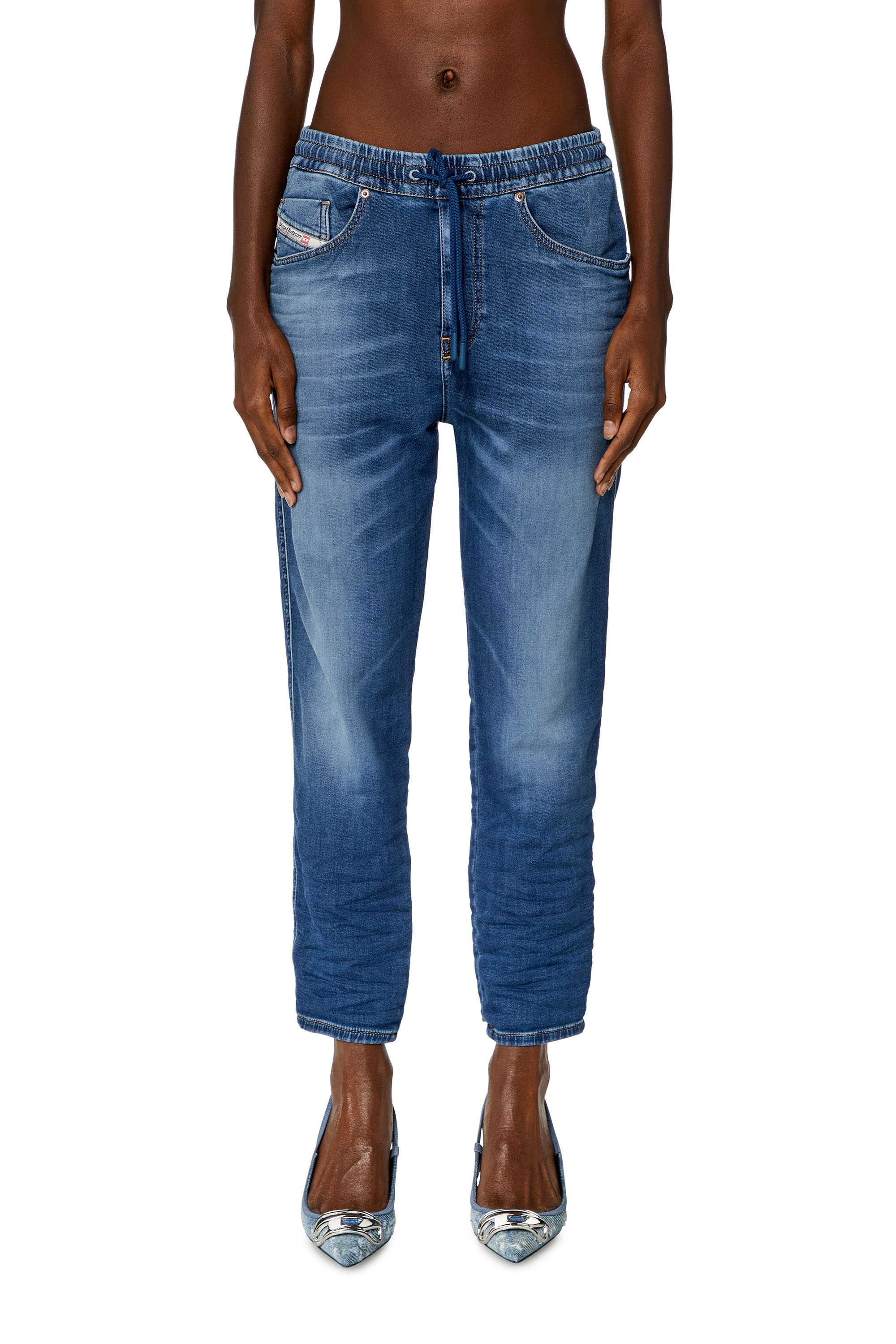 Diesel - Woman's Regular 2041 D-Fayza Joggjeans® 068HY, Medium blue - 1
