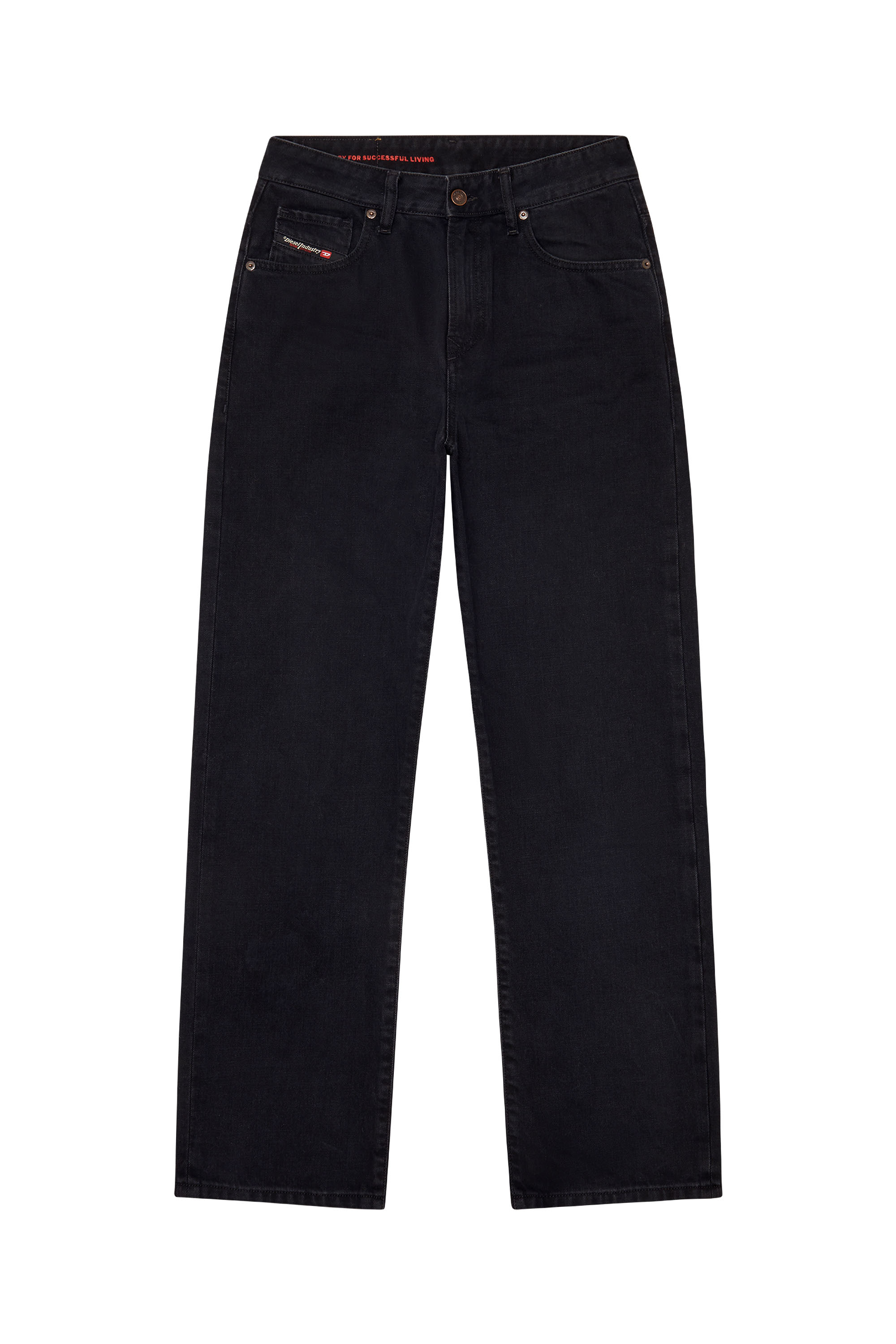 Diesel - Woman's Straight Jeans 1999 D-Reggy Z09RL, Black/Dark grey - 3