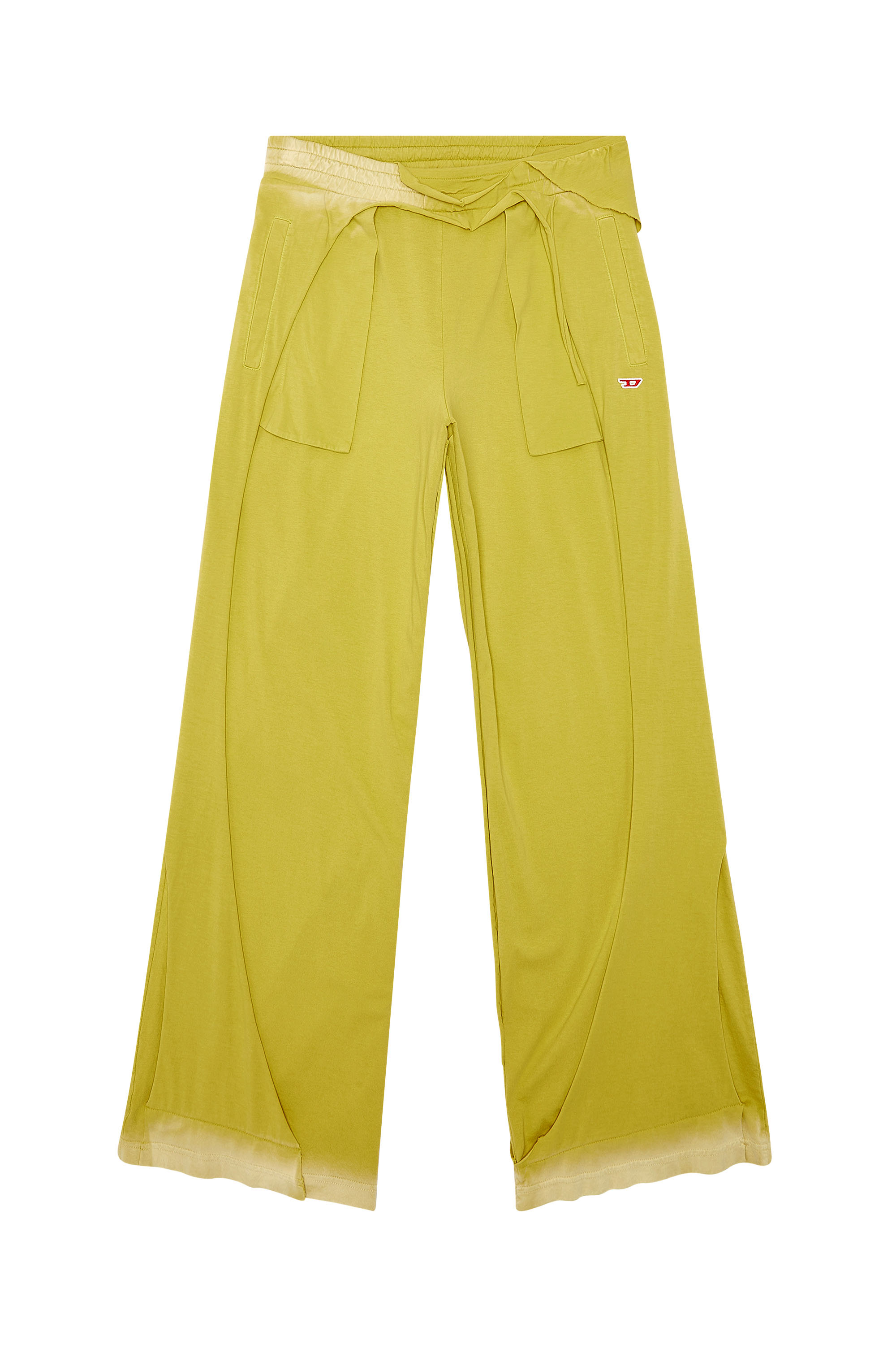 Diesel - P-TOPAHOOP-N1, Man's Sweatpants with destroyed peel-off effect in Yellow - 3