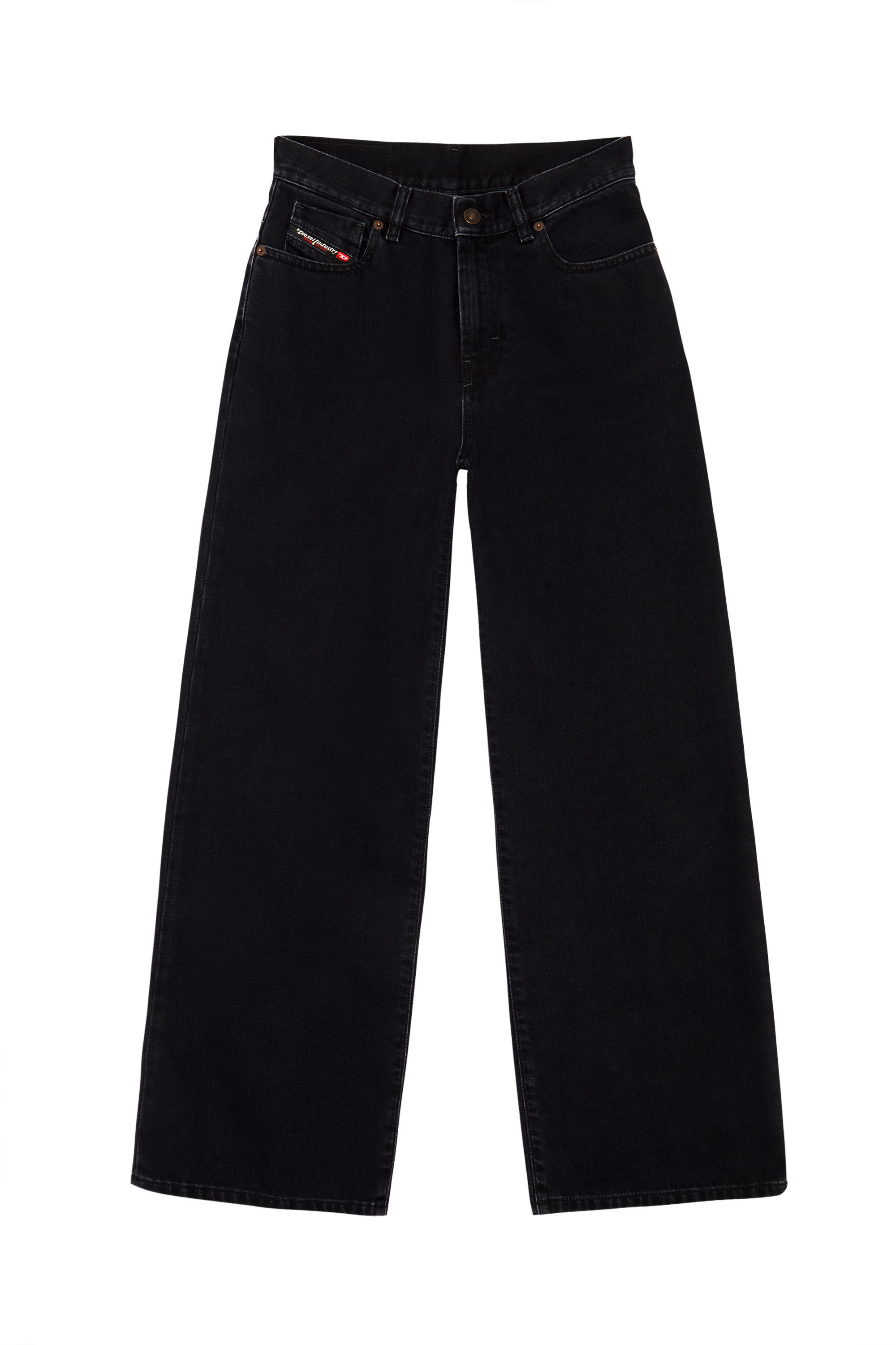 Diesel - Bootcut and Flare Jeans 2000 Widee Z09RL, Woman's Bootcut and Flare Jeans - 2000 Widee in Black/Dark grey - 3