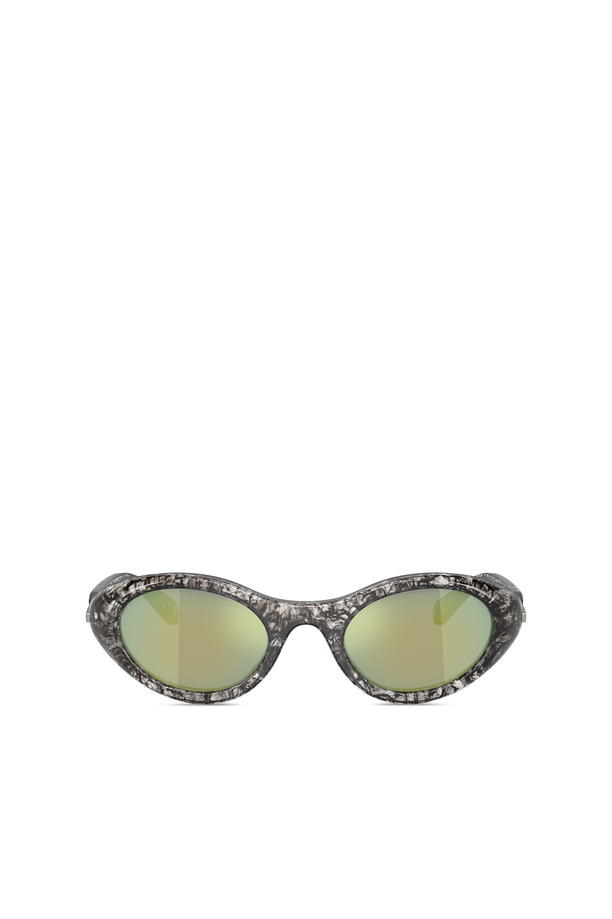 Diesel - 0DL2004, Unisex's Wrap-around shape sunglasses in Smoke Havana/Peacock - 2