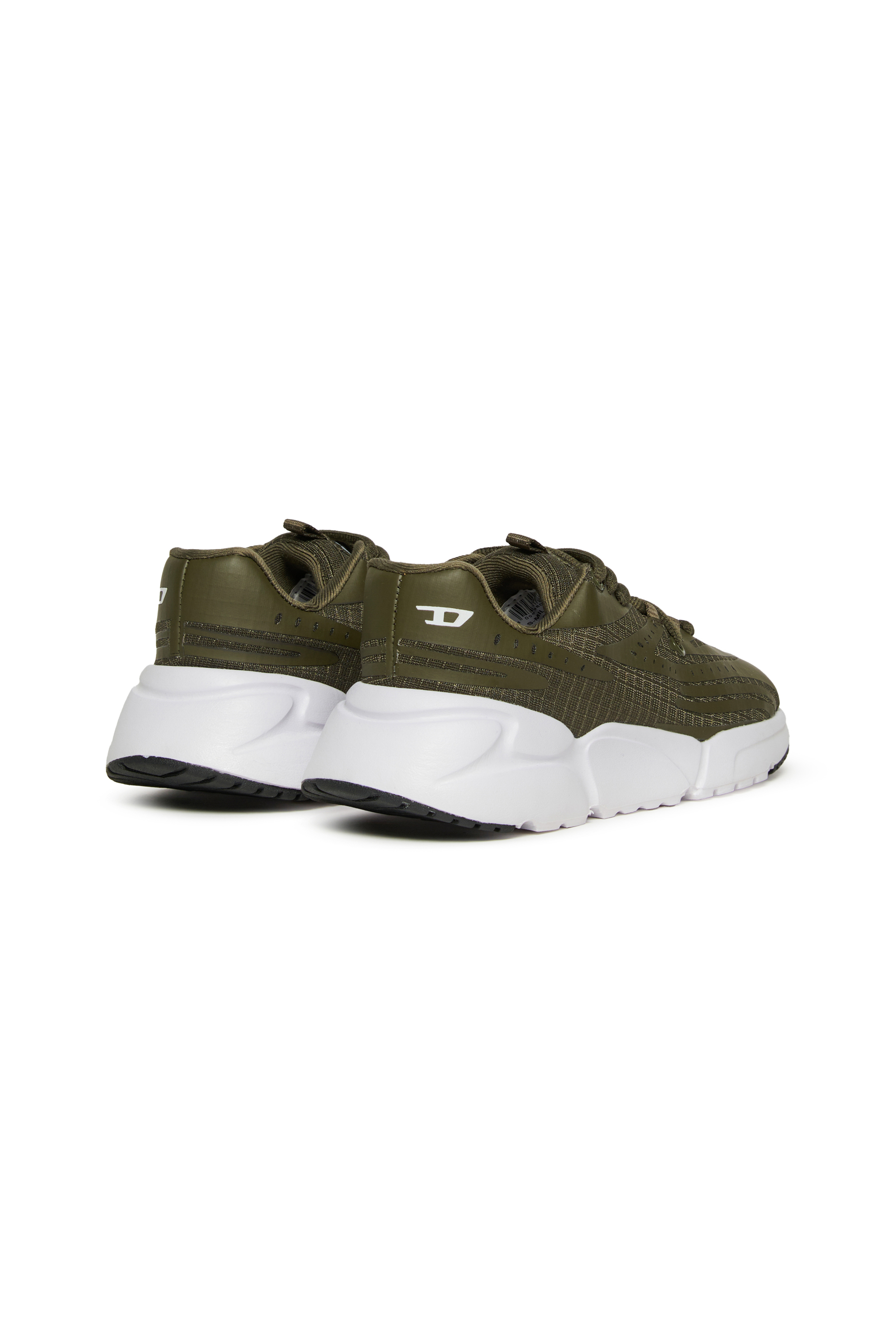 Diesel - S-MILLENIUM SPEED LC, Unisex's Sneakers in coated ripstop in Military Green - 3