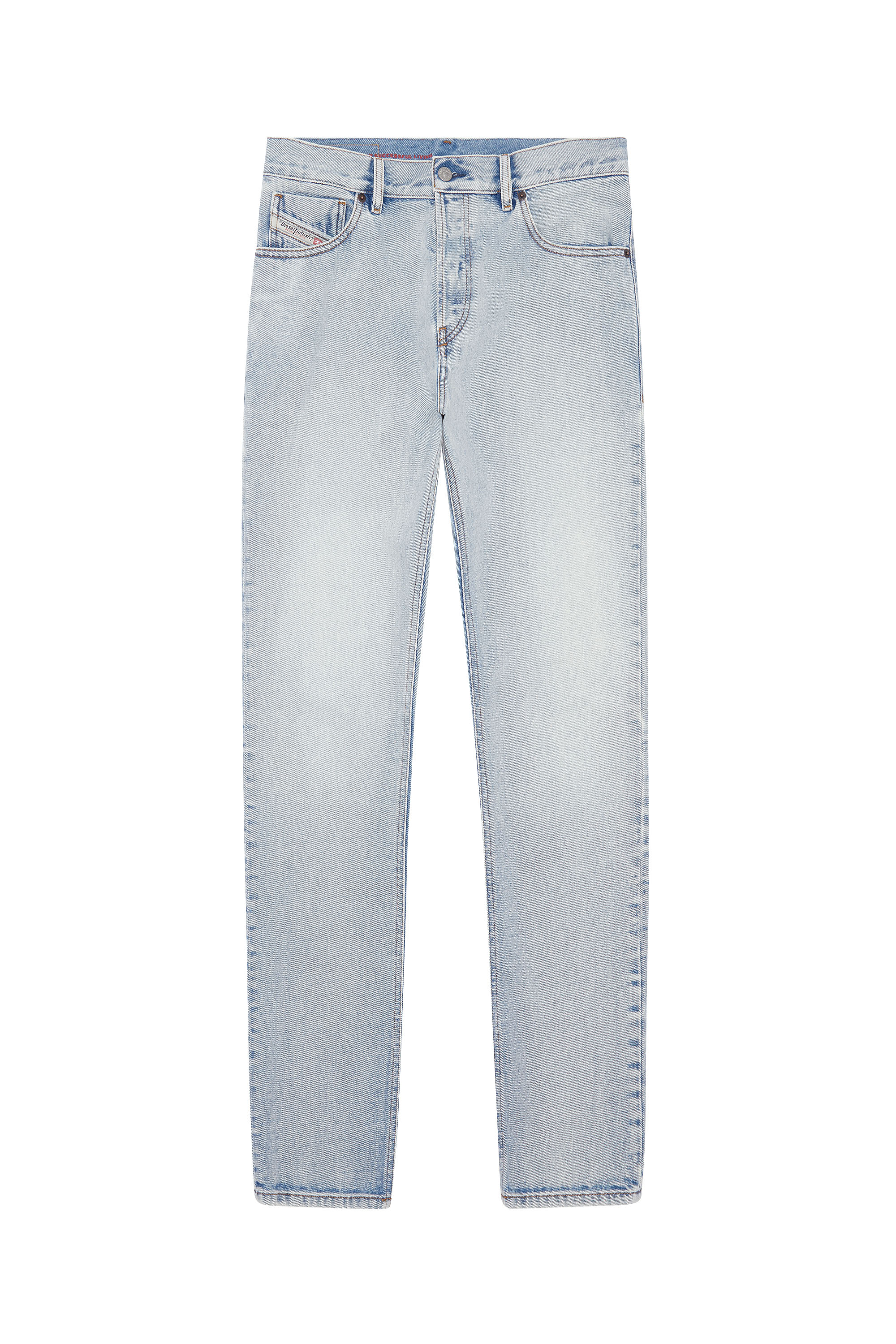 Diesel - Straight Jeans 1995 D-Sark 09C14, Man's Straight Jeans - 1995 D-Sark in Light Blue - 3
