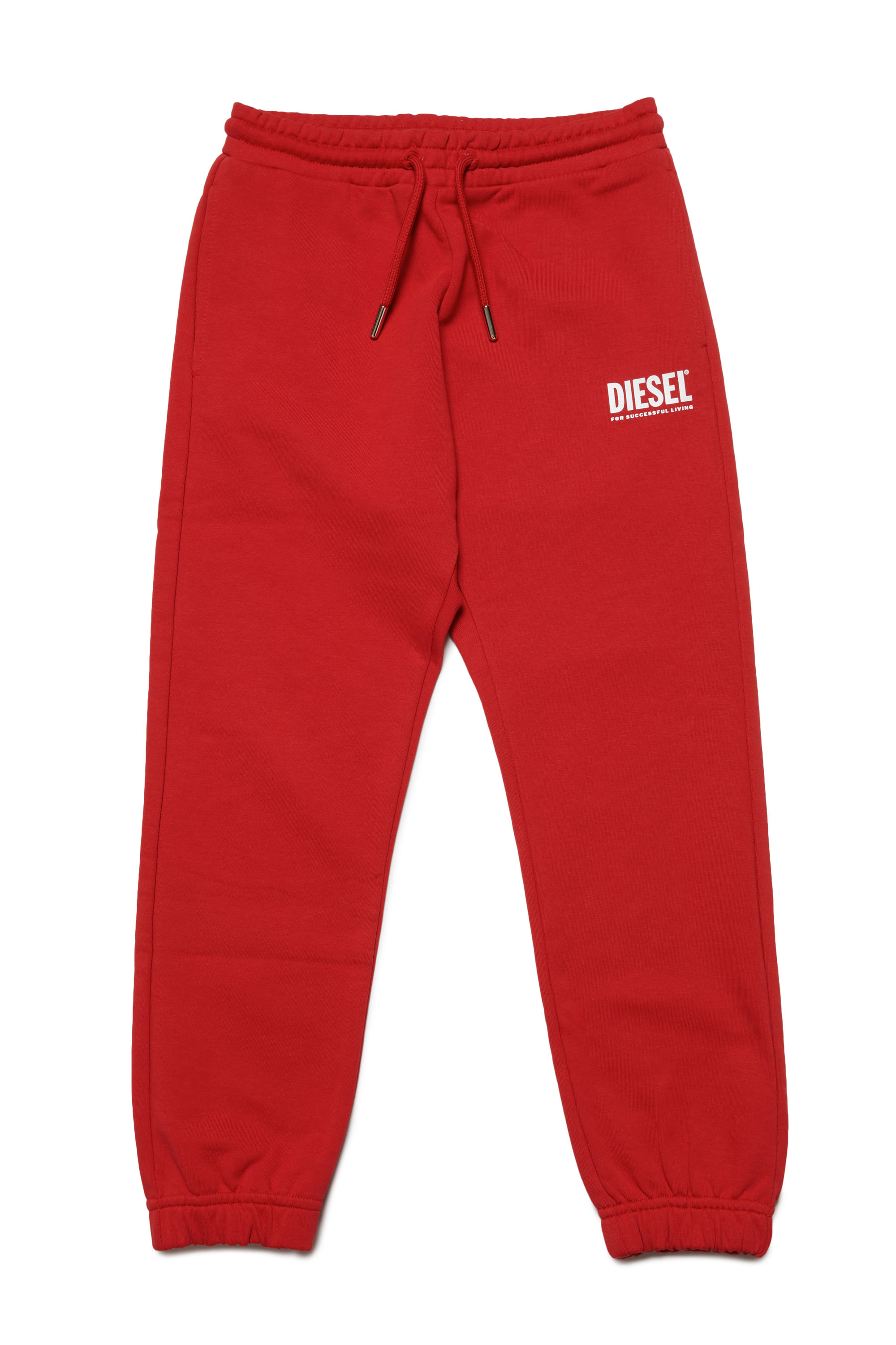 Diesel - LPENSIU DI, Unisex's Sweatpants with logo print in Red - 1