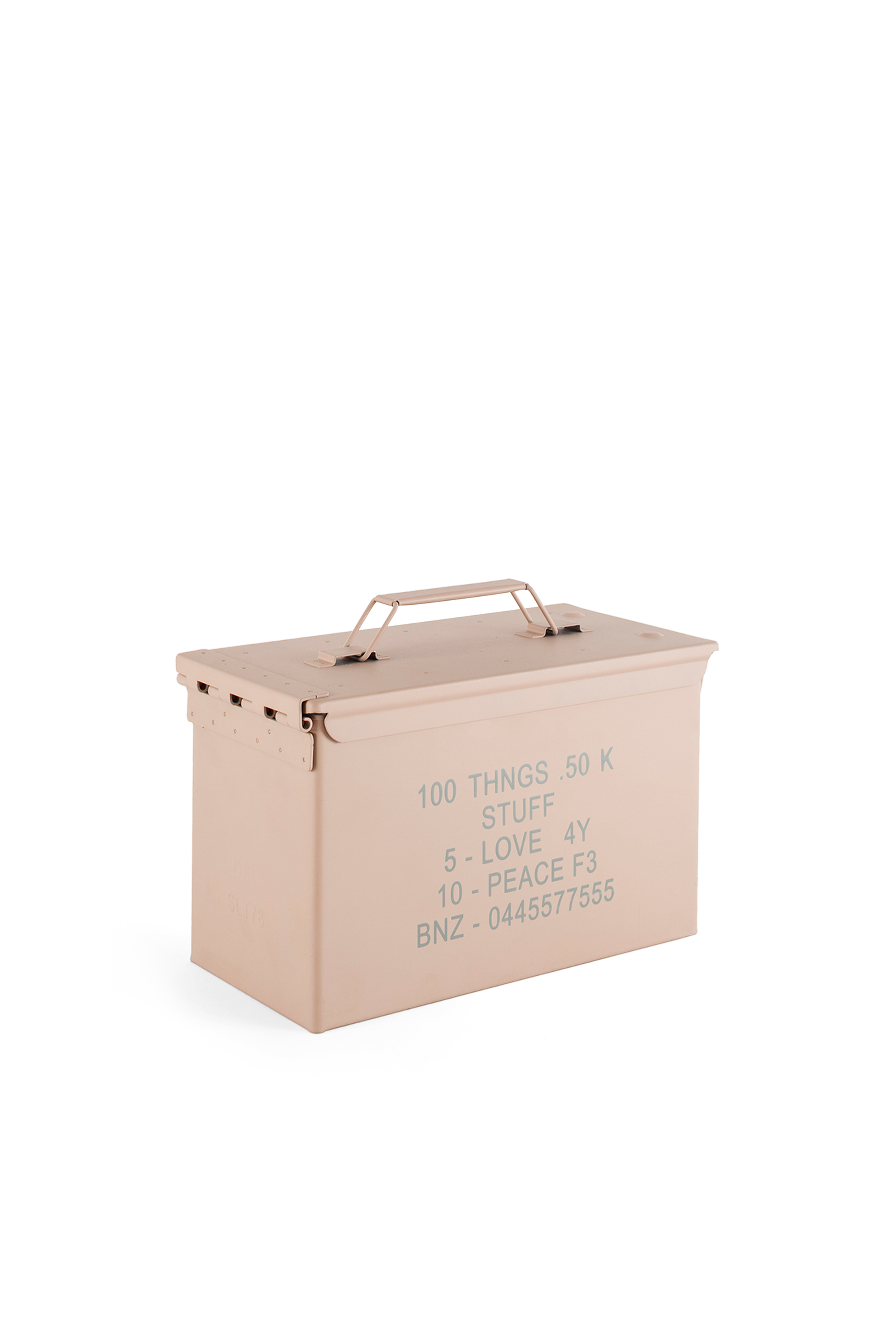 Diesel - 11034 SURVIVAL, Unisex's Beige metal box with lid in Beige - 2