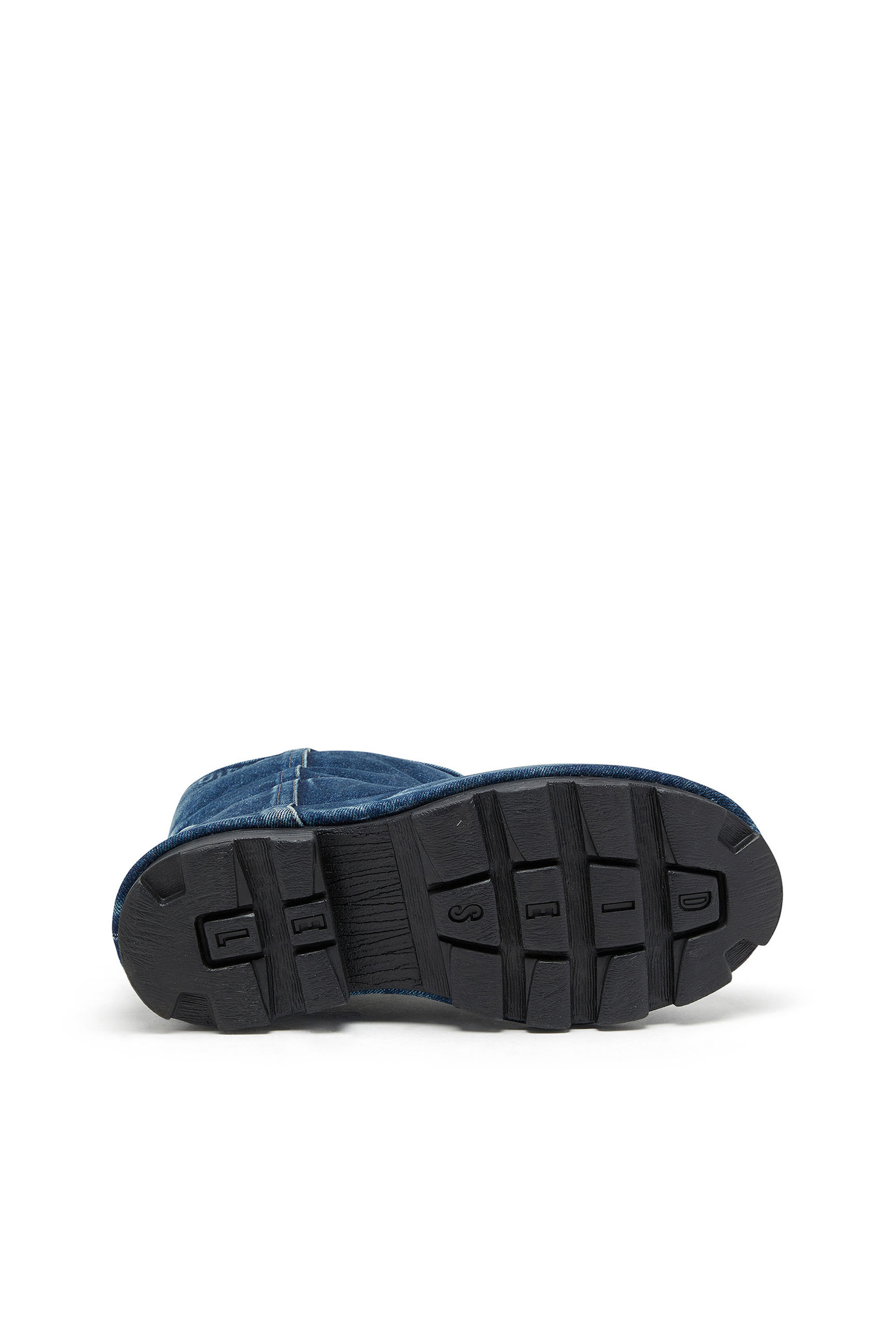 Diesel - D-HAMMER CH MD, Unisex's D-Hammer-Chelsea boot in washed denim in Blue - 4