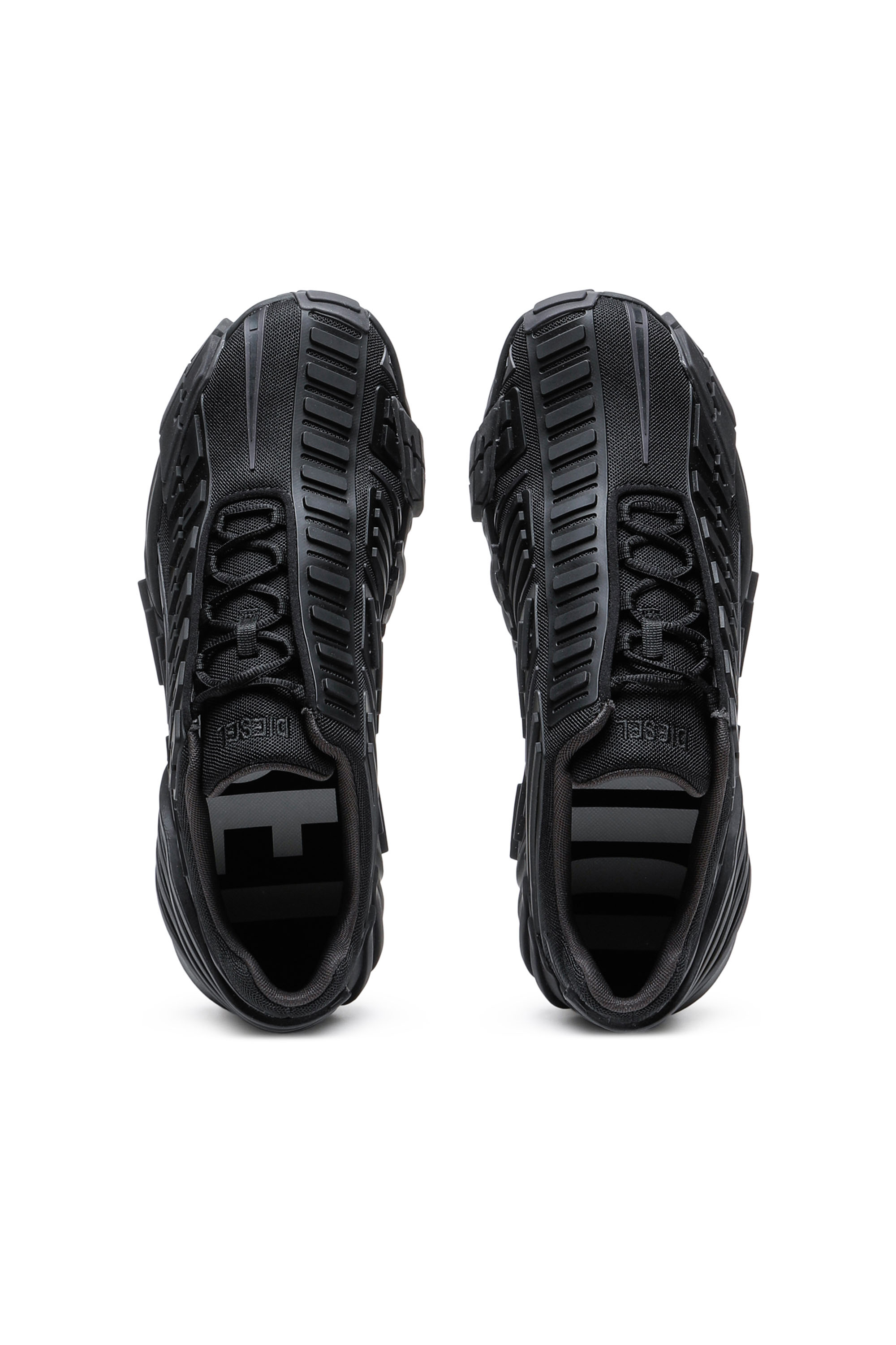 Diesel - S-PROTOTYPE LOW, Man's S-Prototype Low - Sneakers in mesh and rubber in Black - 4