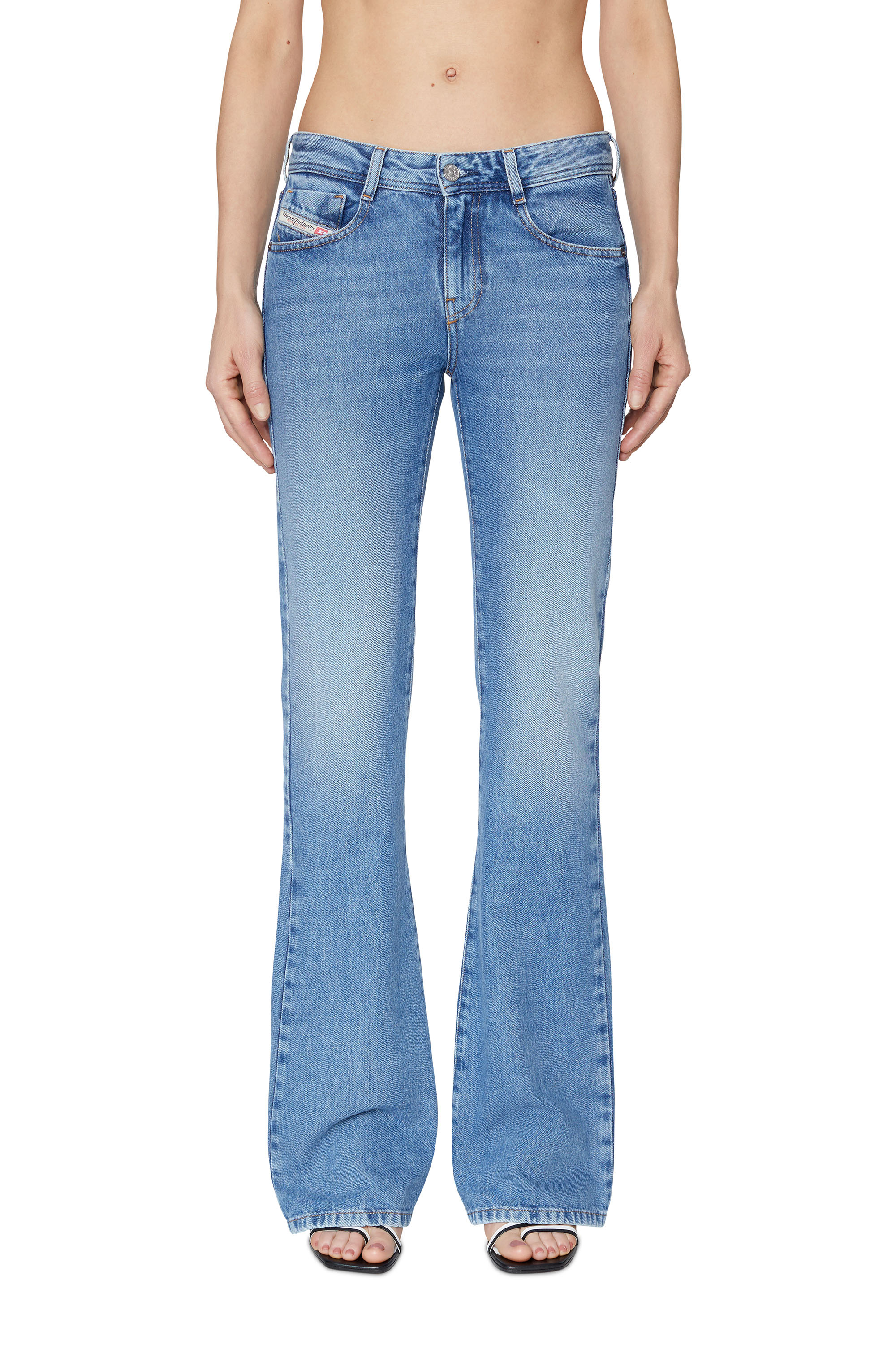 Diesel - Bootcut and Flare Jeans 1969 D-Ebbey 09C16, Woman's Bootcut and Flare Jeans - 1969 D-Ebbey in Medium blue - 1
