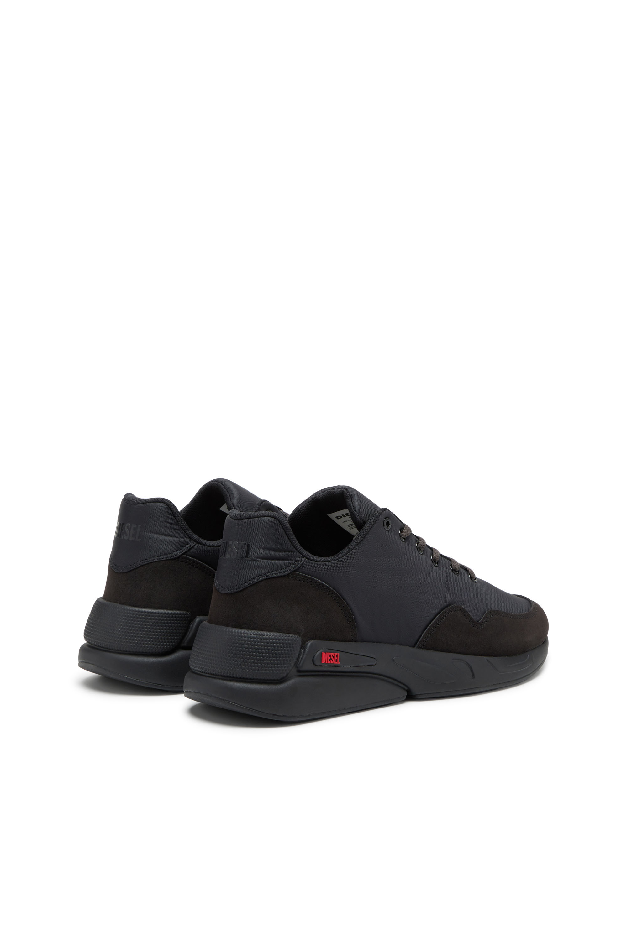 Diesel - S-SERENDIPITY LIGHT, Man's S-Serendipity-Sneakers in nylon and suede in Black - 3