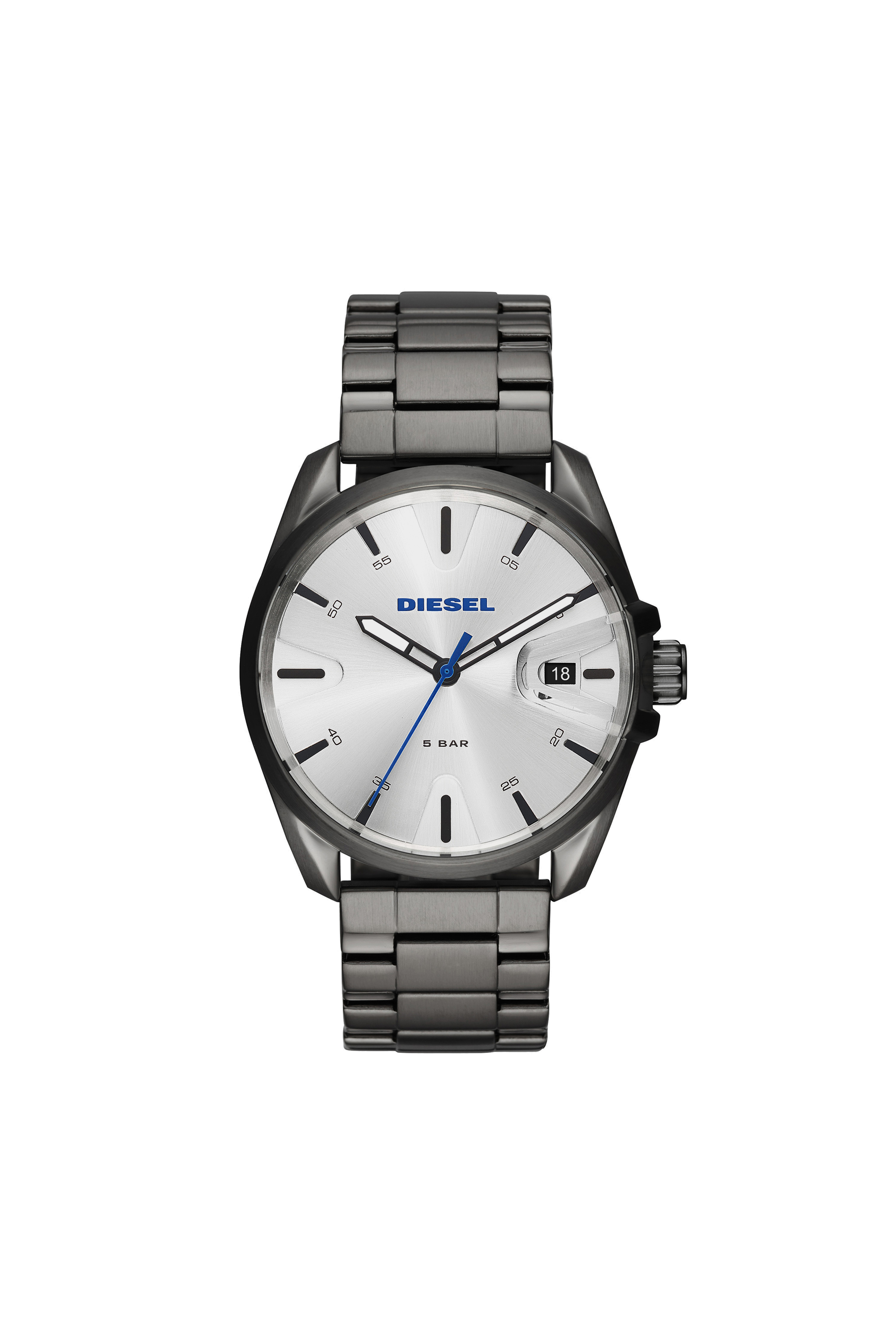 Diesel - DZ1864, Man's Three-link bracelet watch, 44 mm in Metal Grey - 1