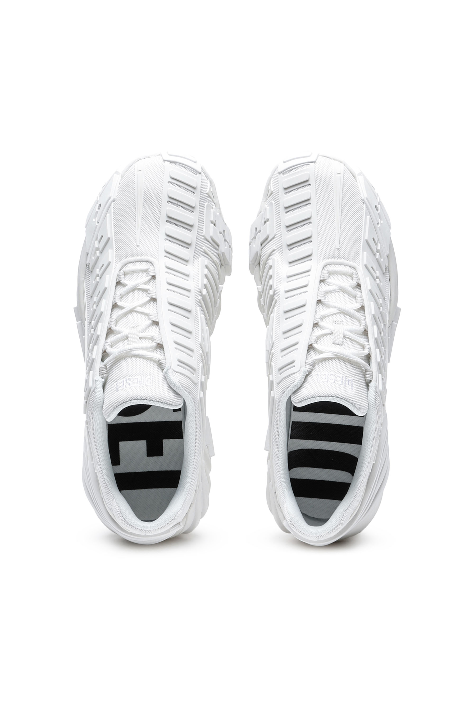 Diesel - S-PROTOTYPE LOW, Man's S-Prototype Low - Sneakers in mesh and rubber in White - 4