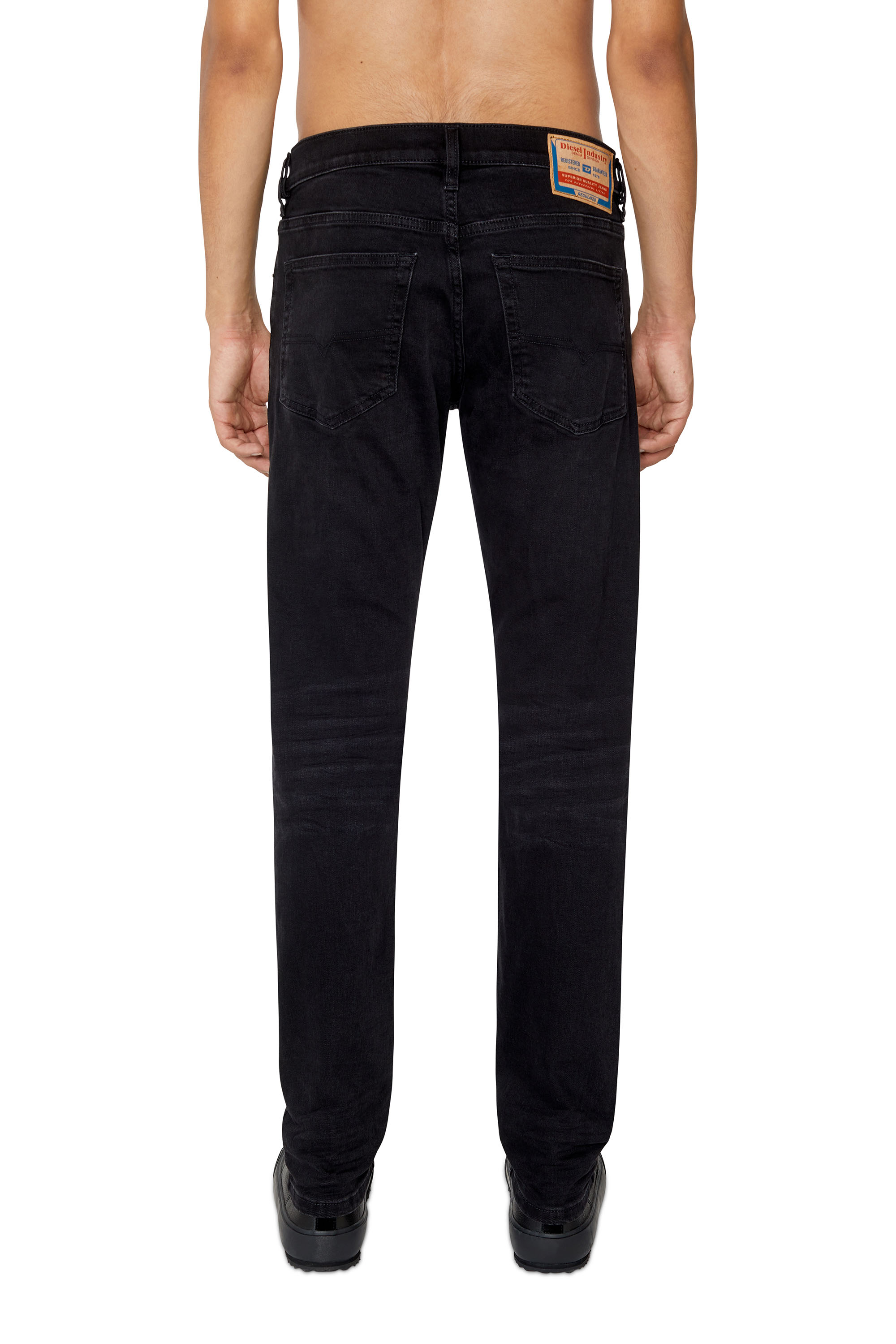 Diesel - Slim Jeans D-Luster 0IHAU, Man's Slim Jeans - D-Luster in Black/Dark grey - 4