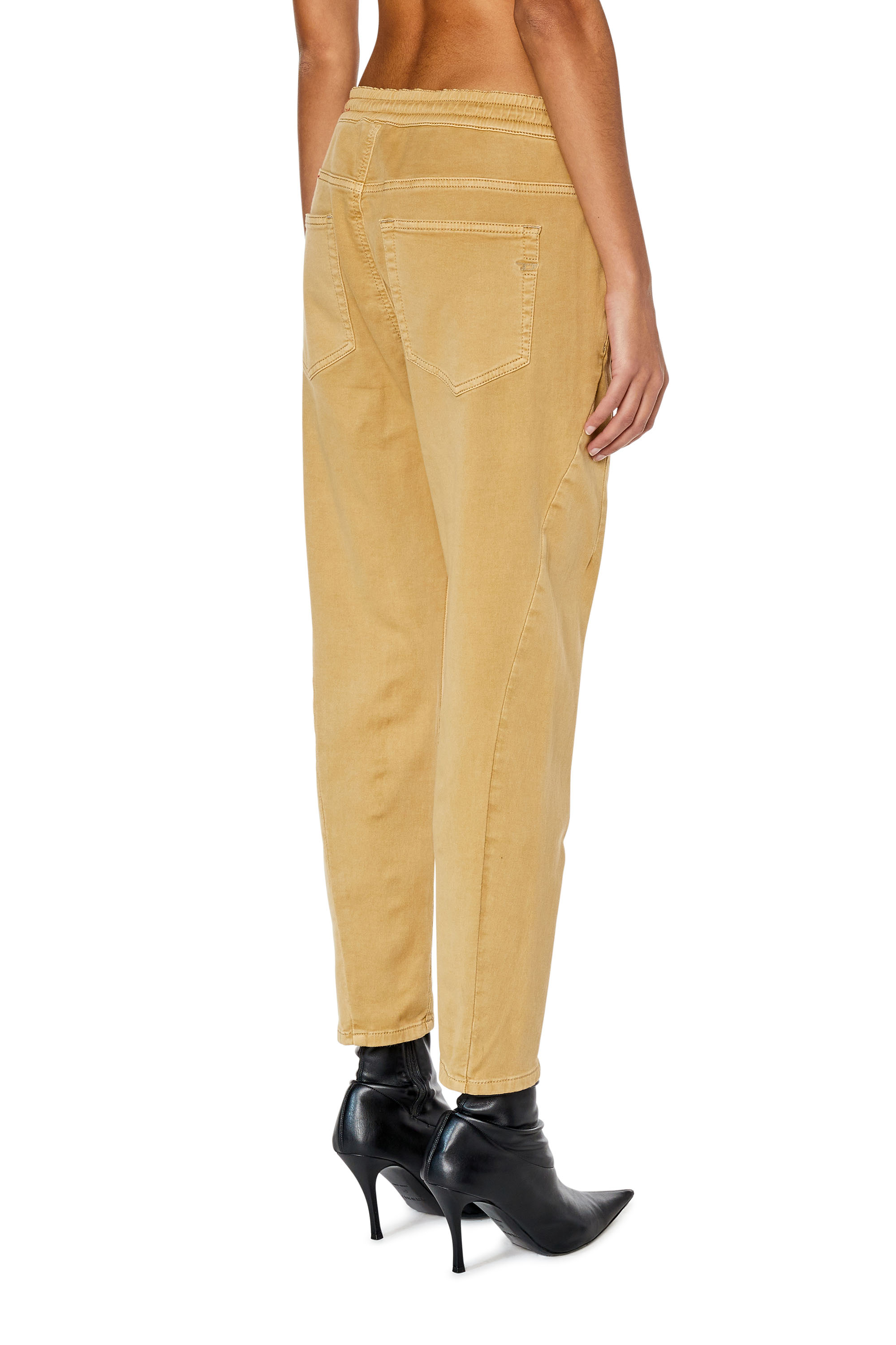 Diesel - Boyfriend 2041 D-Fayza Joggjeans® 068DY, Woman's Boyfriend 2041 D-Fayza Joggjeans® in Light Brown - 4