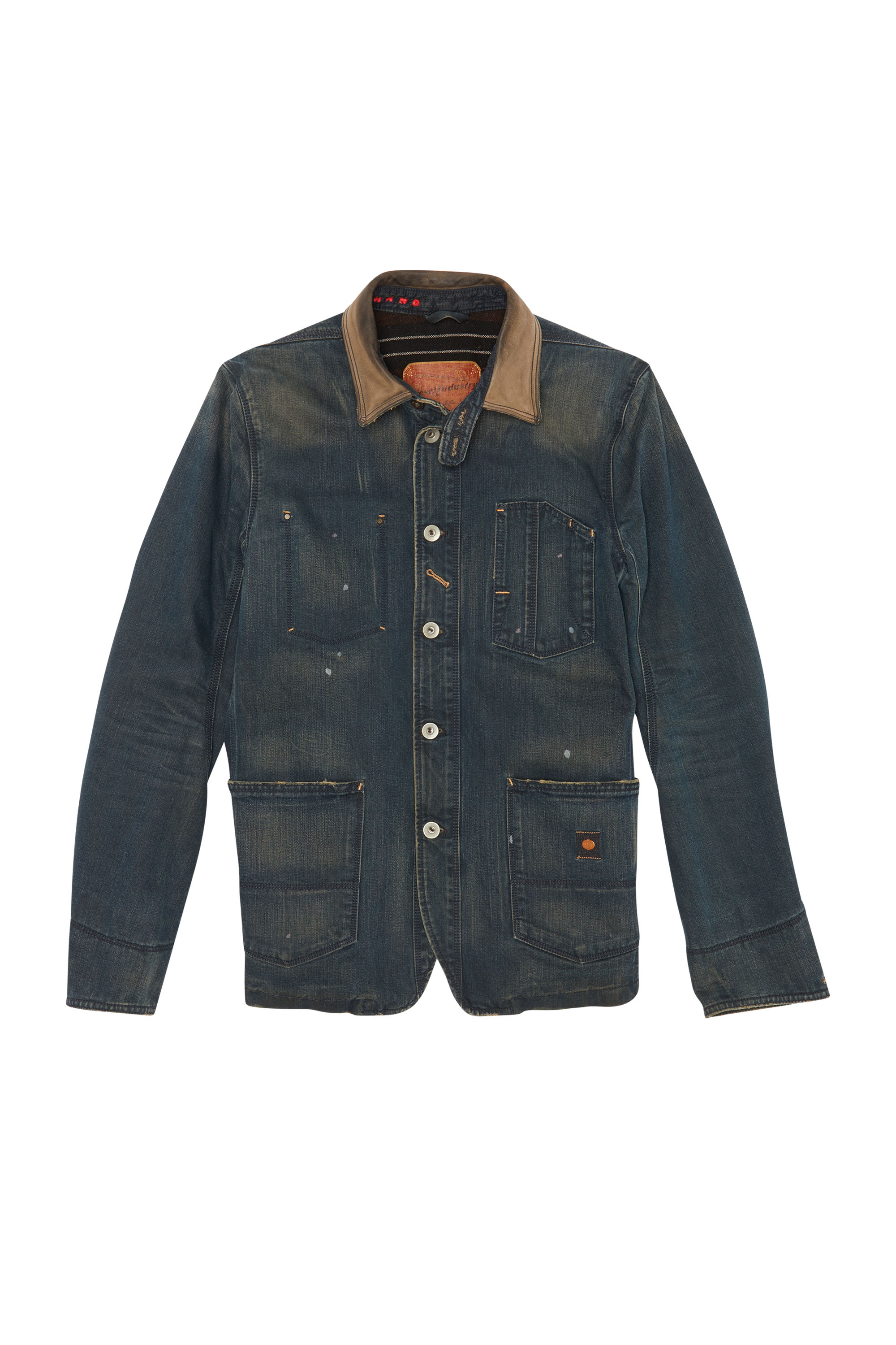Diesel - JACKET-H-L-A-P, Man's Diesel Man - Denim Jackets Dark blue in Dark Blue - 1