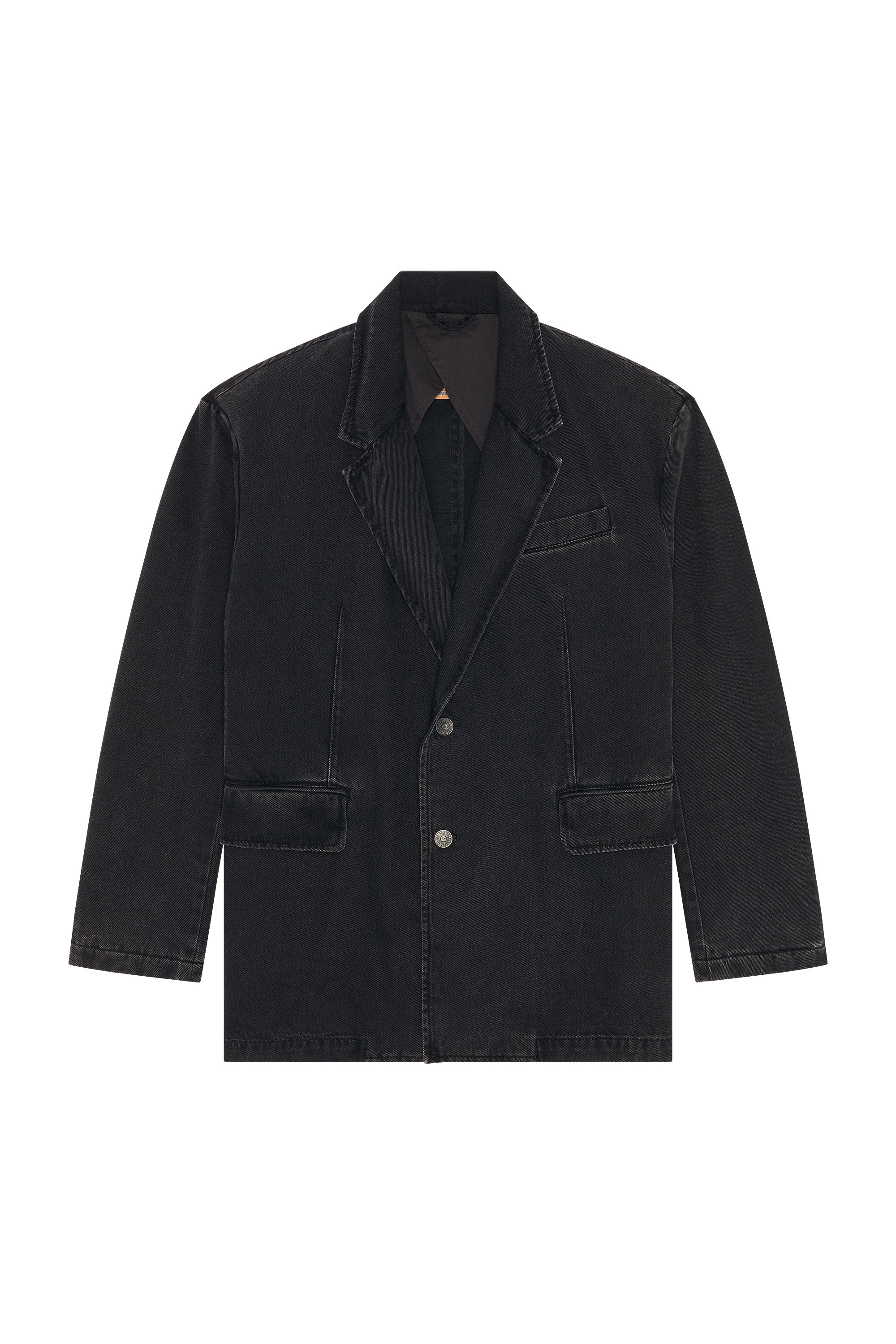 Diesel - D-BLAZ, Man's Denim Blazer in Black - 3