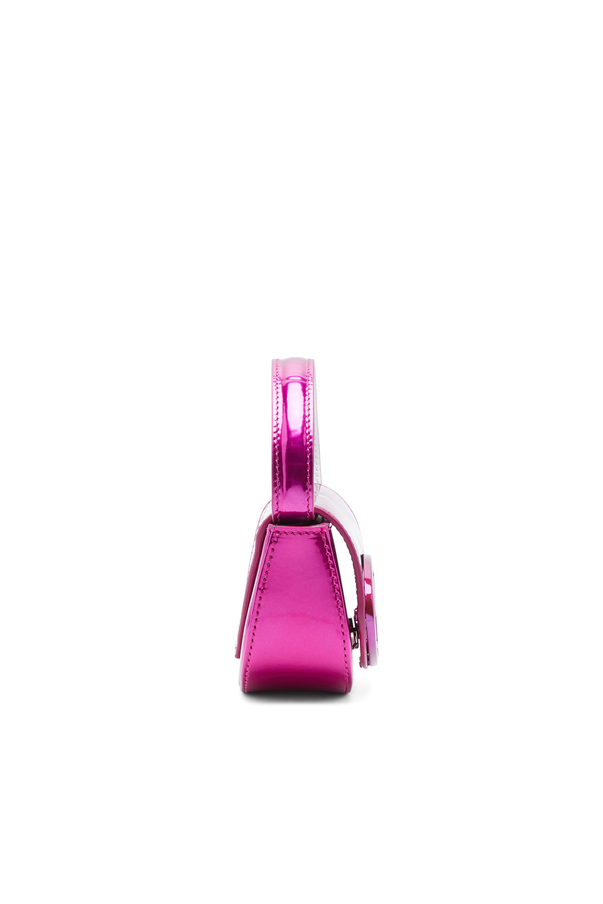 Diesel - 1DR XS, Woman's Iconic mini bag in mirrored leather in Hot pink - 3