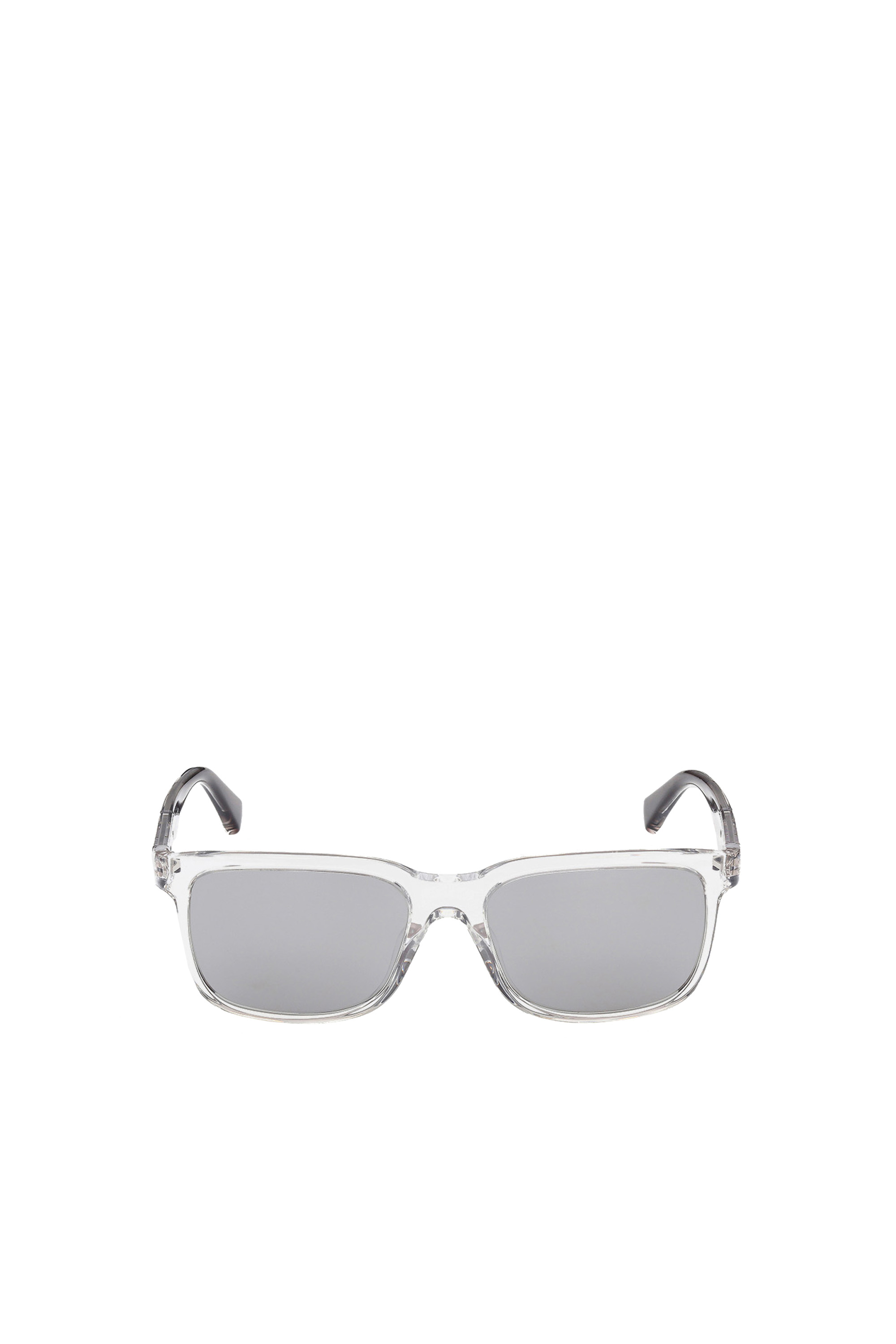 Diesel - DL0341, Man's Sunglasses with metal temples in White - 2