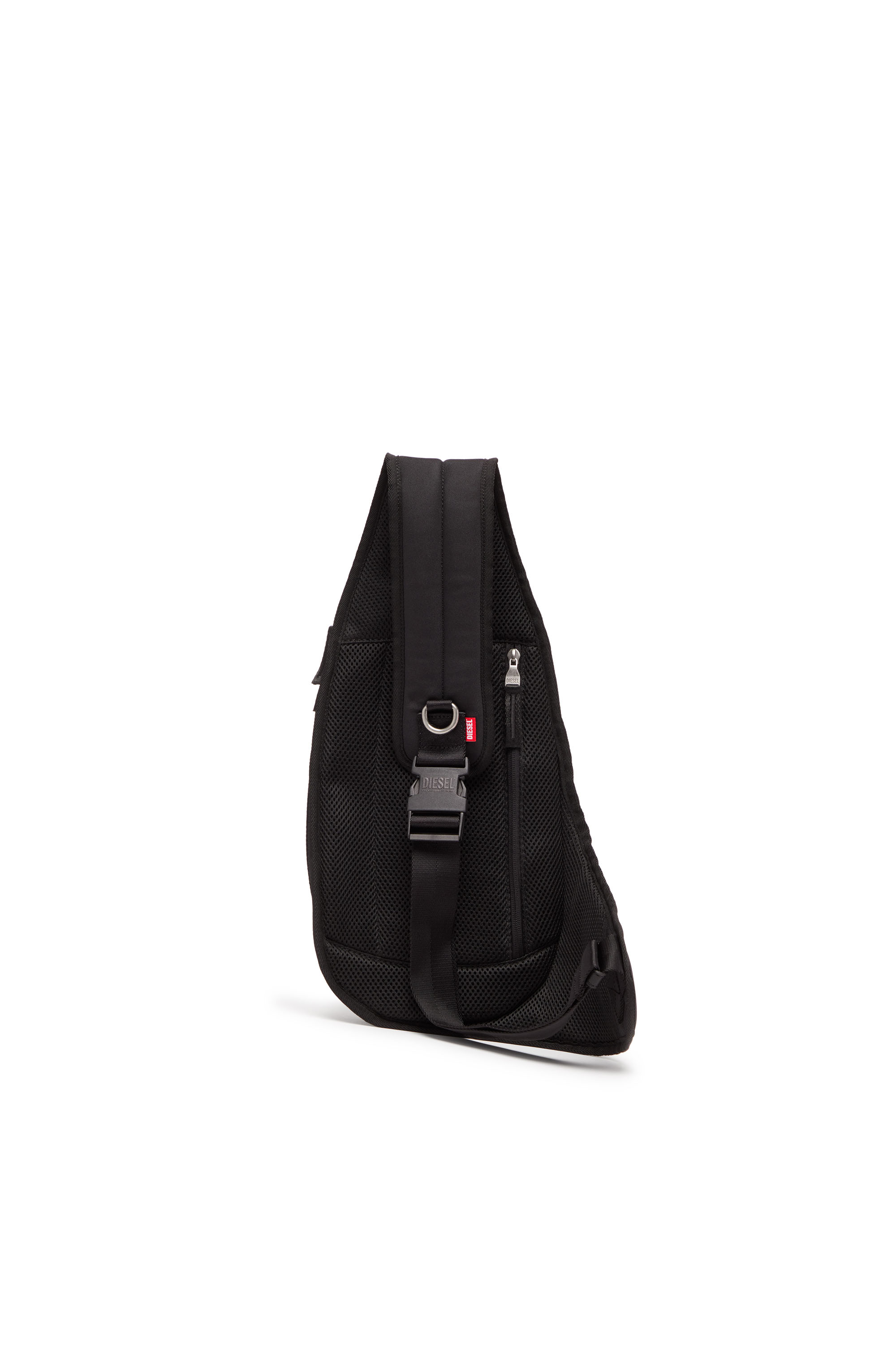 Diesel - 1DR-POD SLING BAG, Man's 1DR-Pod Sling Bag - Hard shell sling backpack in Black - 2