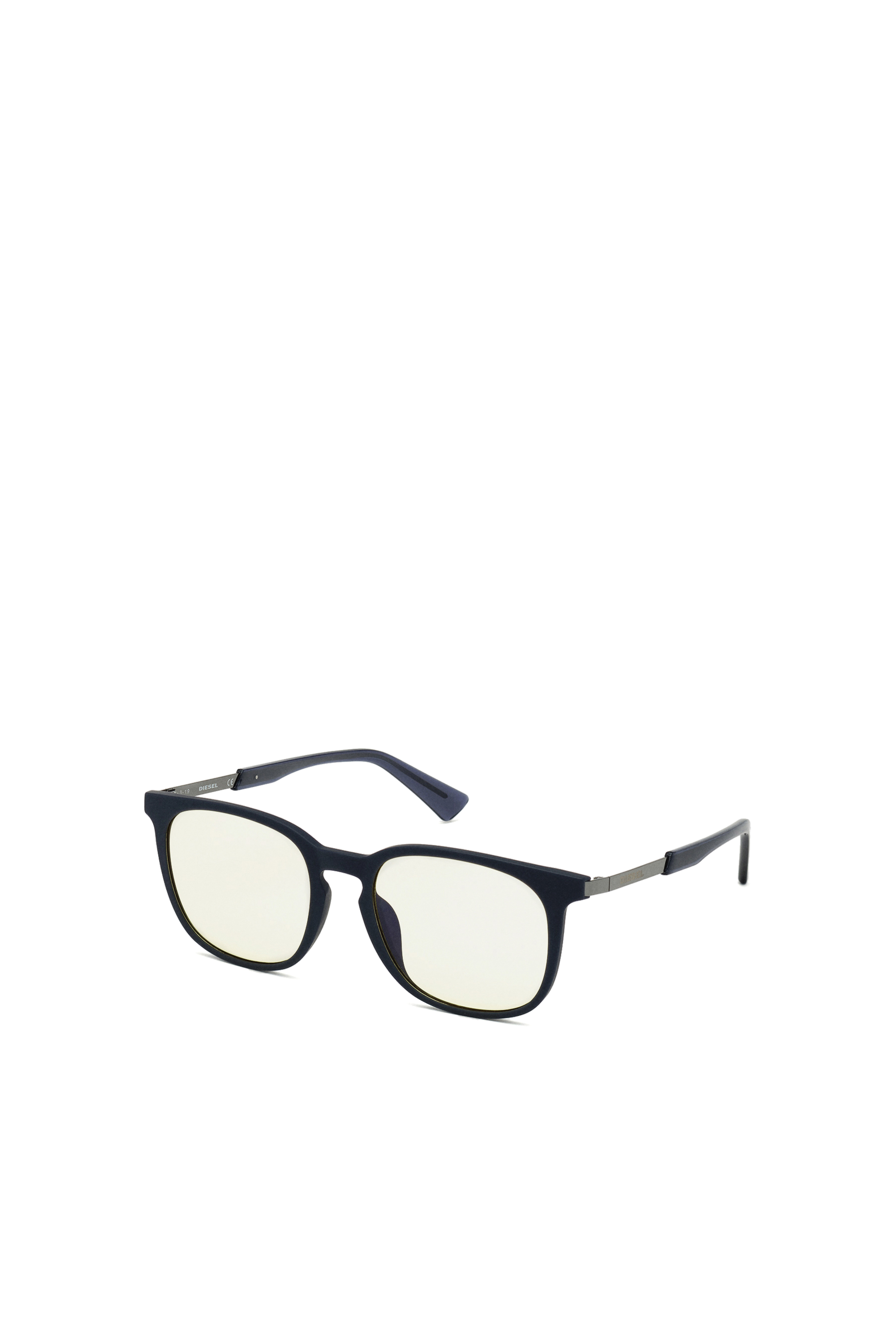 Diesel - DL0311, Unisex's Injected unisex sunglasses in Dark Blue - 3