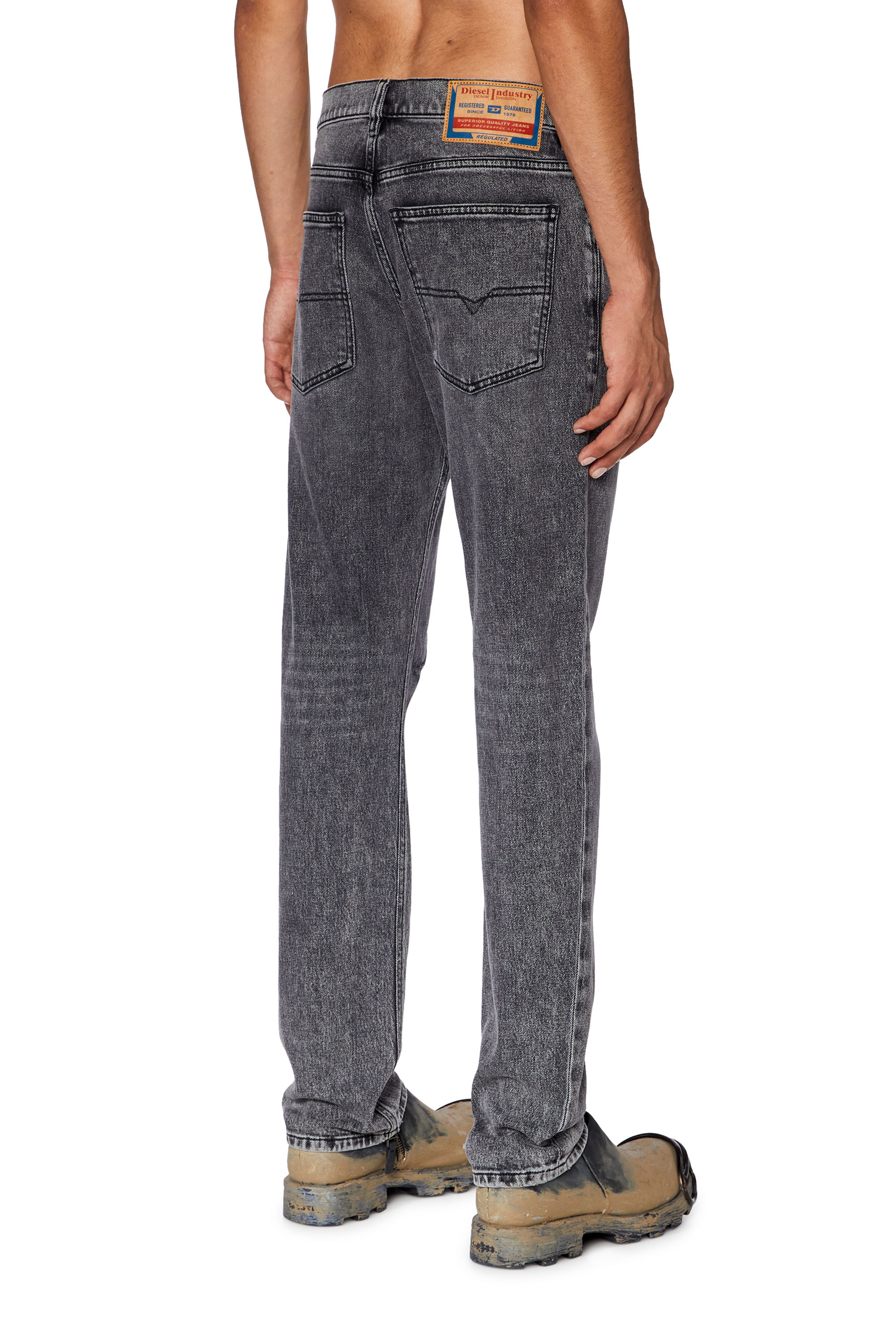 Diesel - Man's Straight Jeans 1995 D-Sark 09G81, Grey - 4