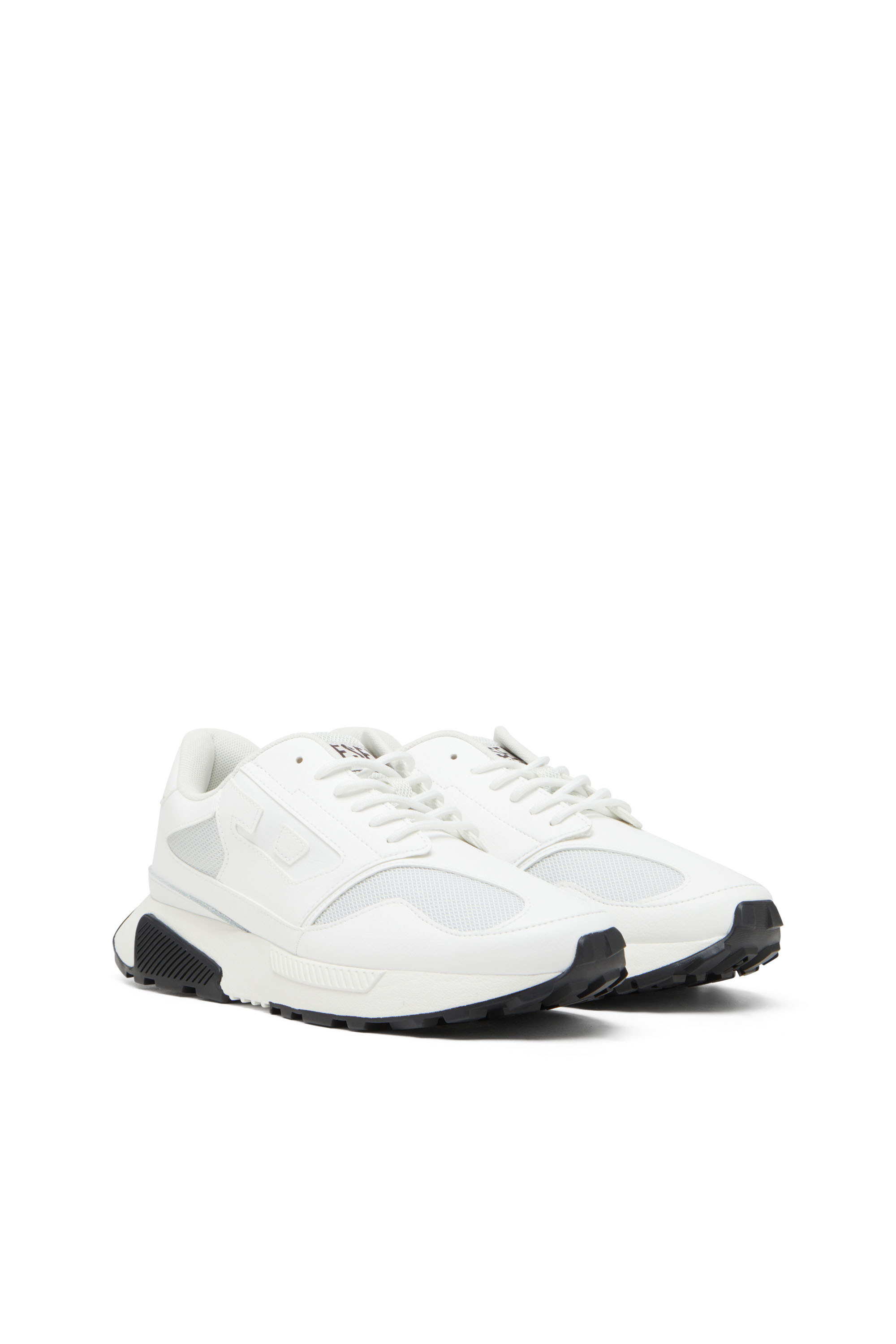 Diesel - S-TAME-D RUNNING W, Woman's S-Tame-D-Sneakers in mesh and PU in White - 2