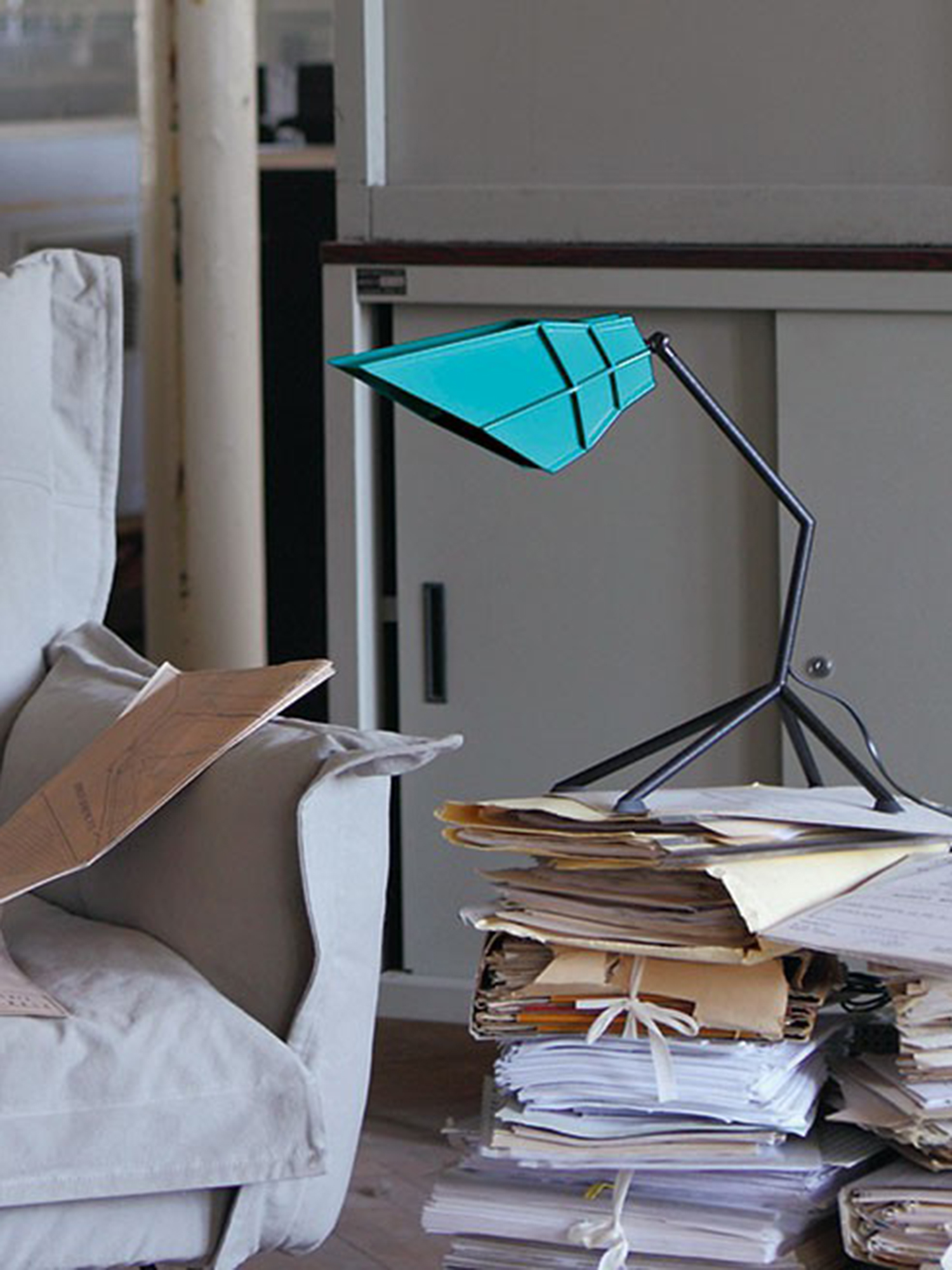 Diesel - PETT TAVOLO, Unisex's Table lighting with pop culture expression in Azure - 3